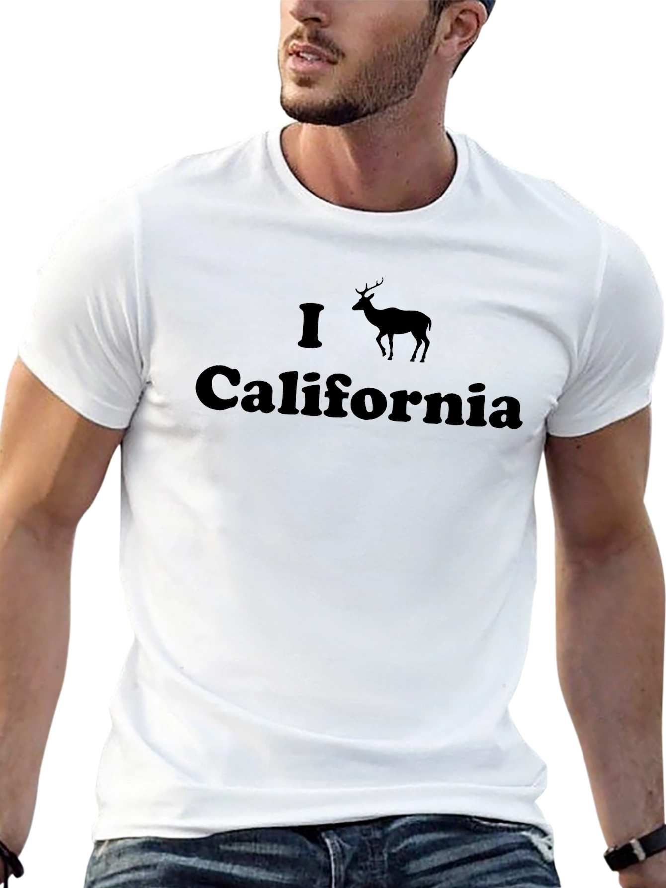I Deer California Graphic T-Shirt