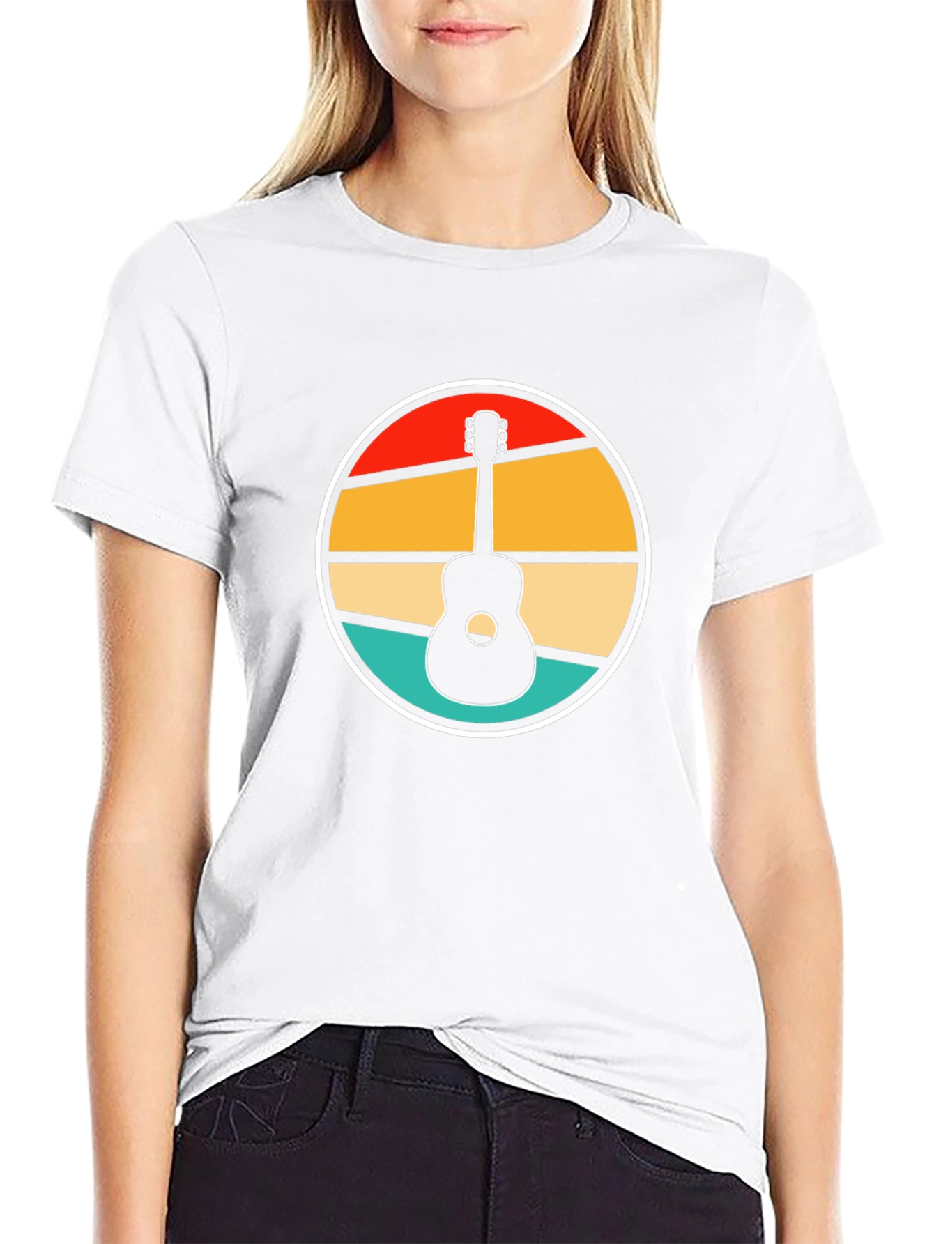 Retro Guitar Graphic Tee