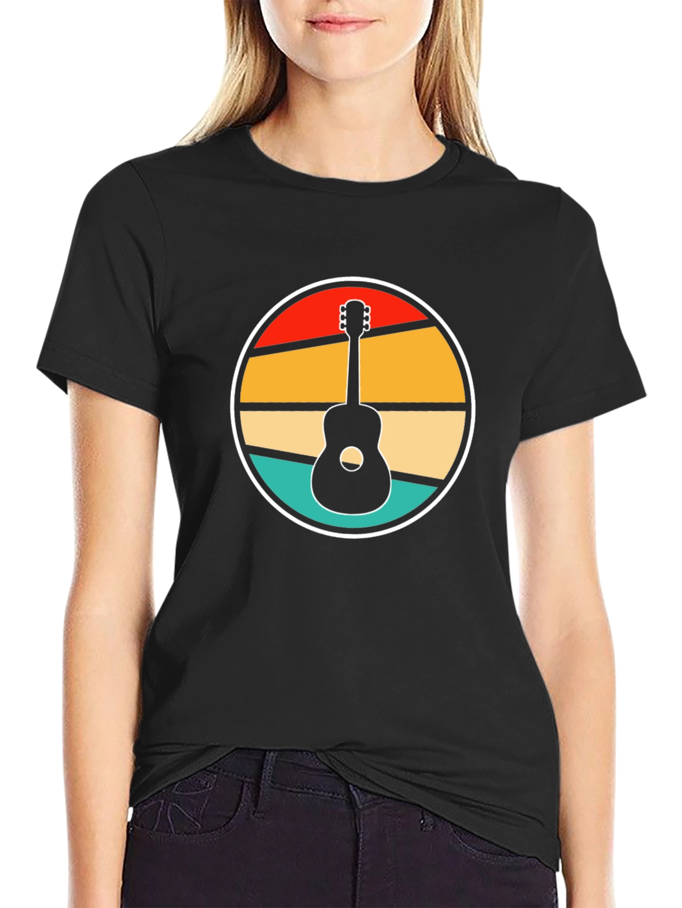 Retro Guitar Graphic Tee
