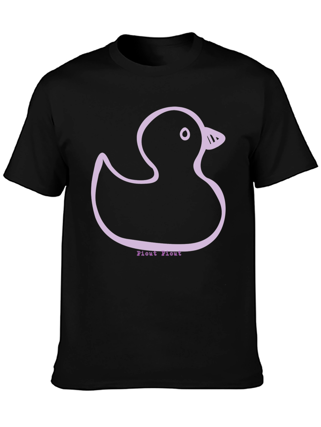 Duck T-Shirt - Casual Black Tee with Duck Design