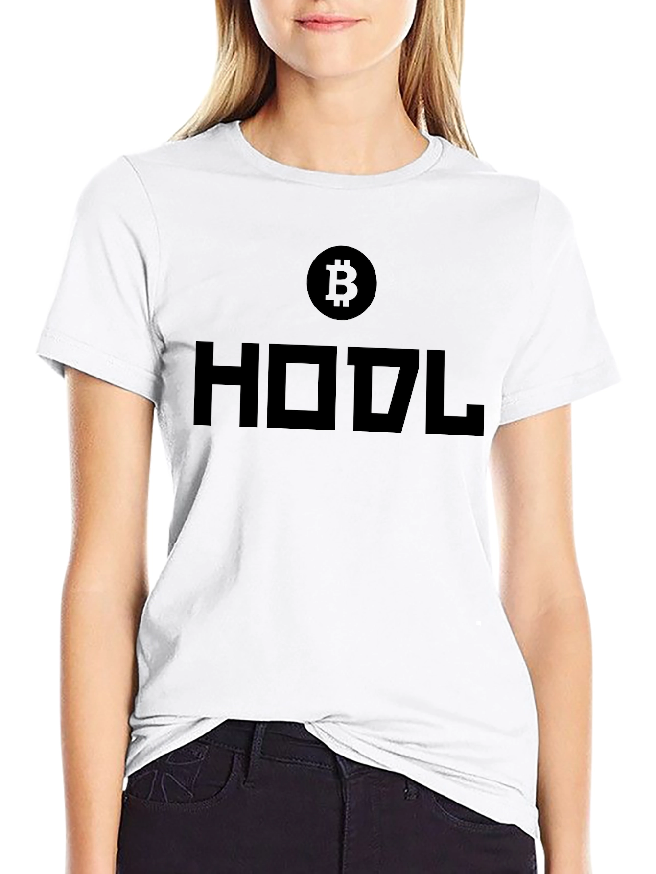 Bitcoin HODL Black T-Shirt Crypto
