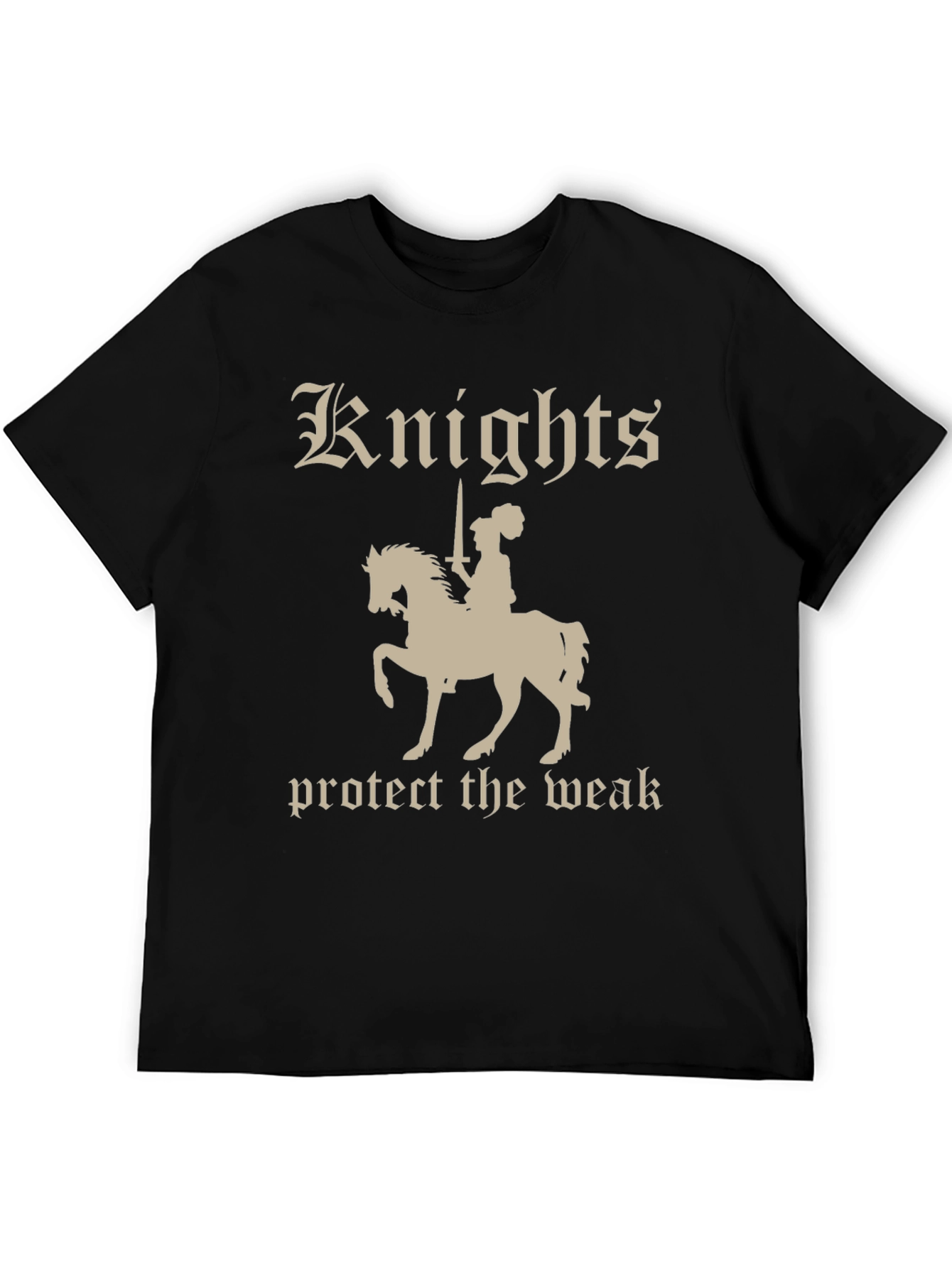 Knights Protect the Weak Graphic T-Shirt
