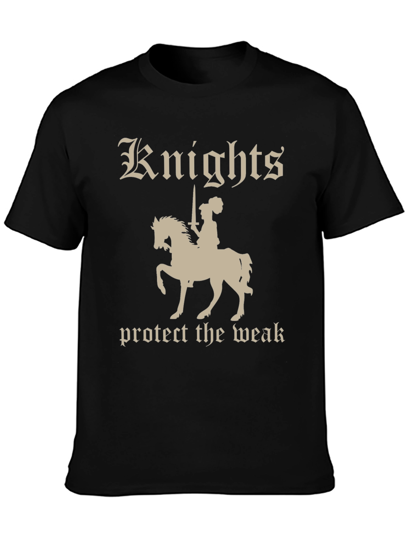Knights Protect the Weak Graphic T-Shirt
