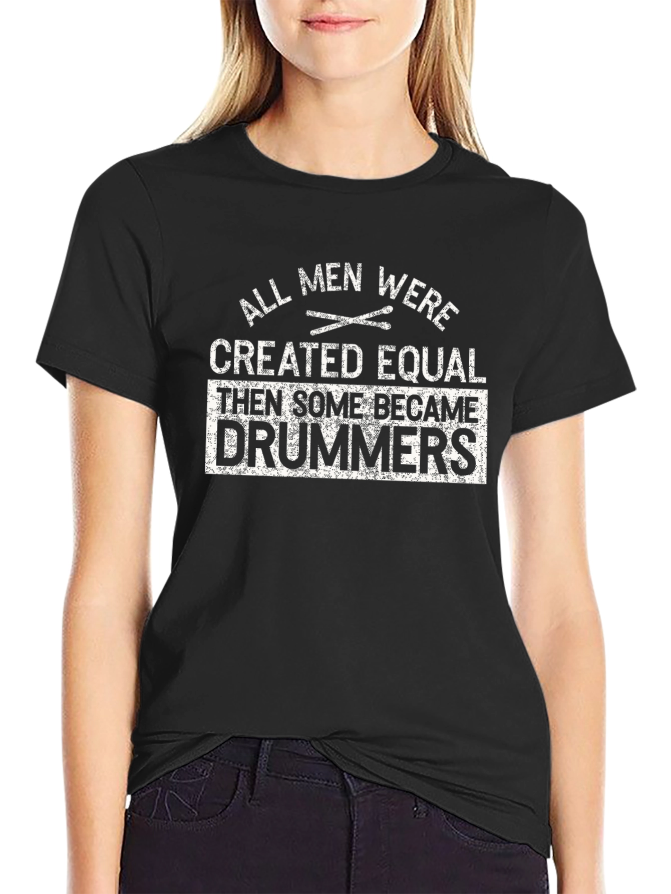 Drummer T-Shirt - All Men Created Equal