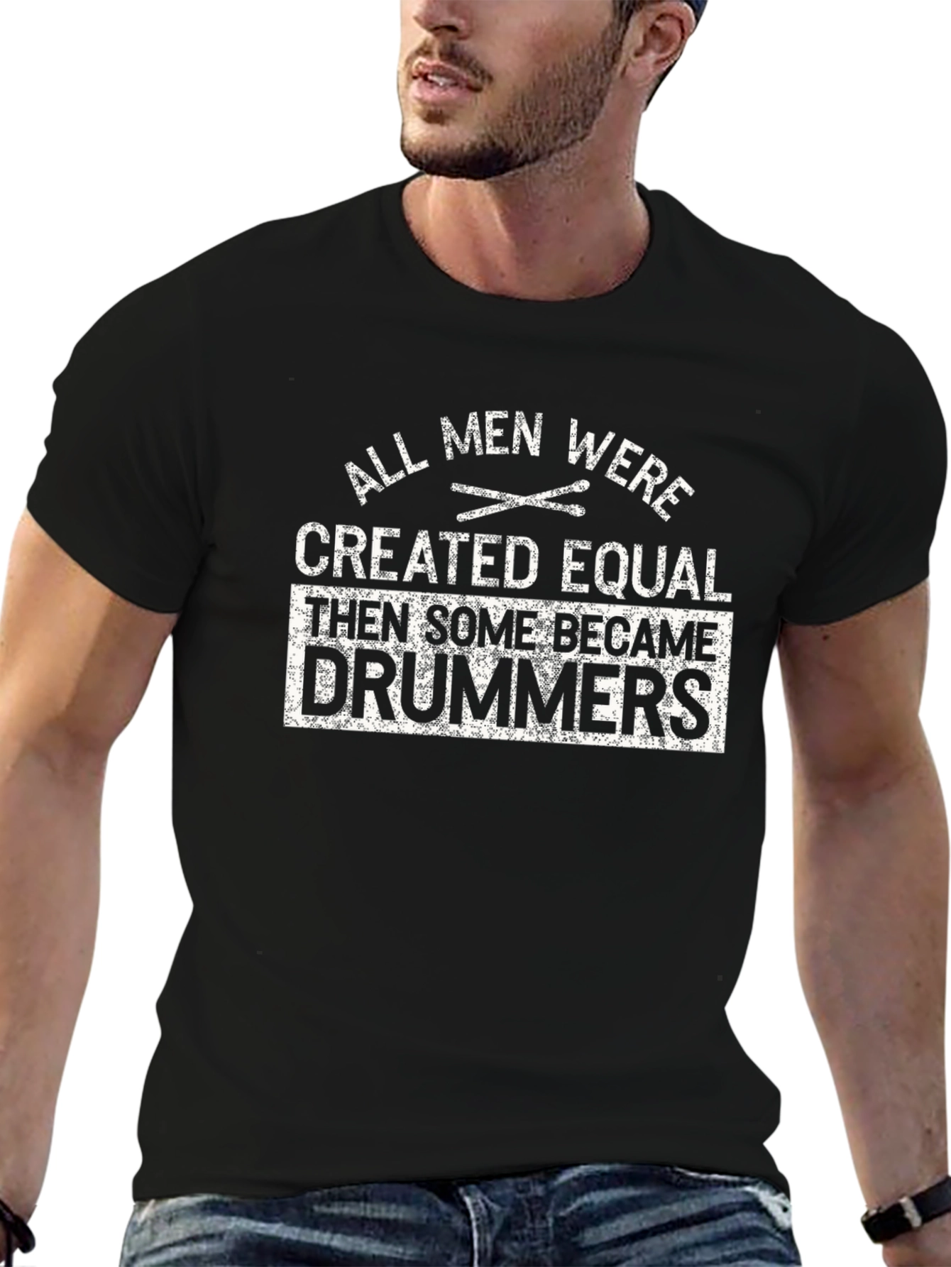 Drummer T-Shirt - All Men Created Equal