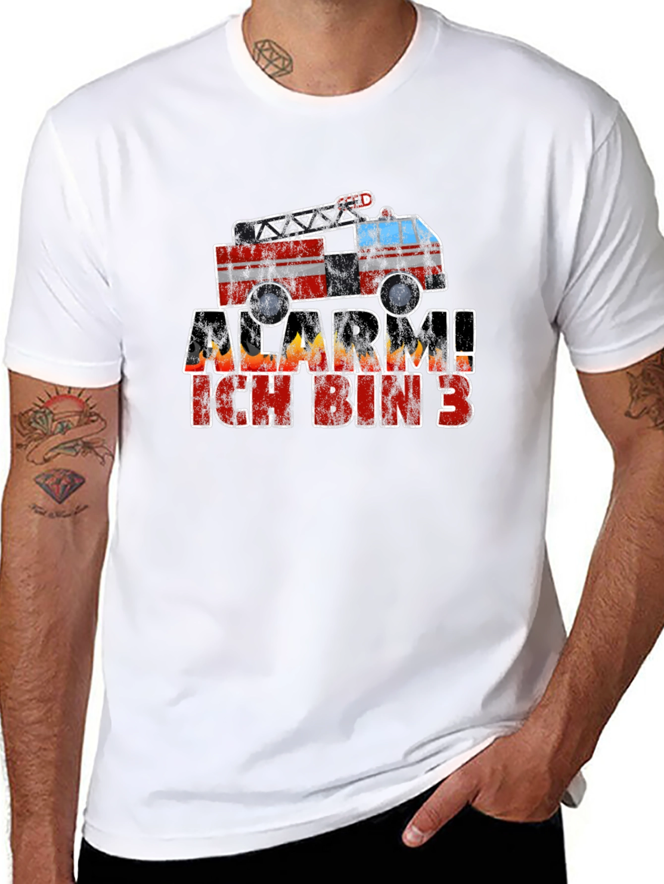 Firetruck 3rd Birthday T-Shirt