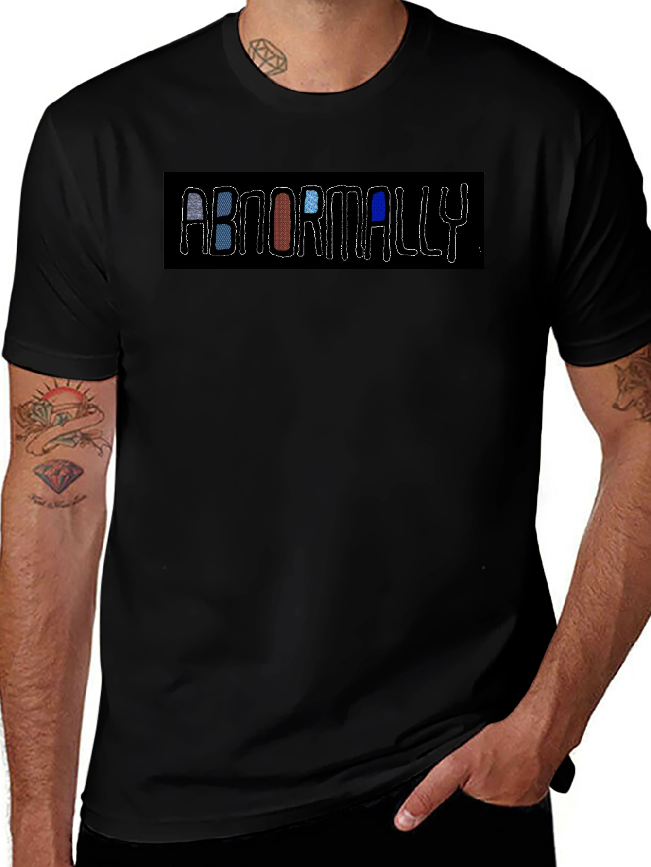 Abnormally T-Shirt - Mens Black Graphic Tee