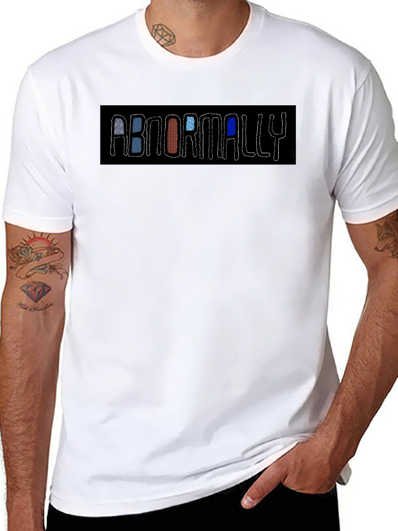 Abnormally T-Shirt - Mens Black Graphic Tee