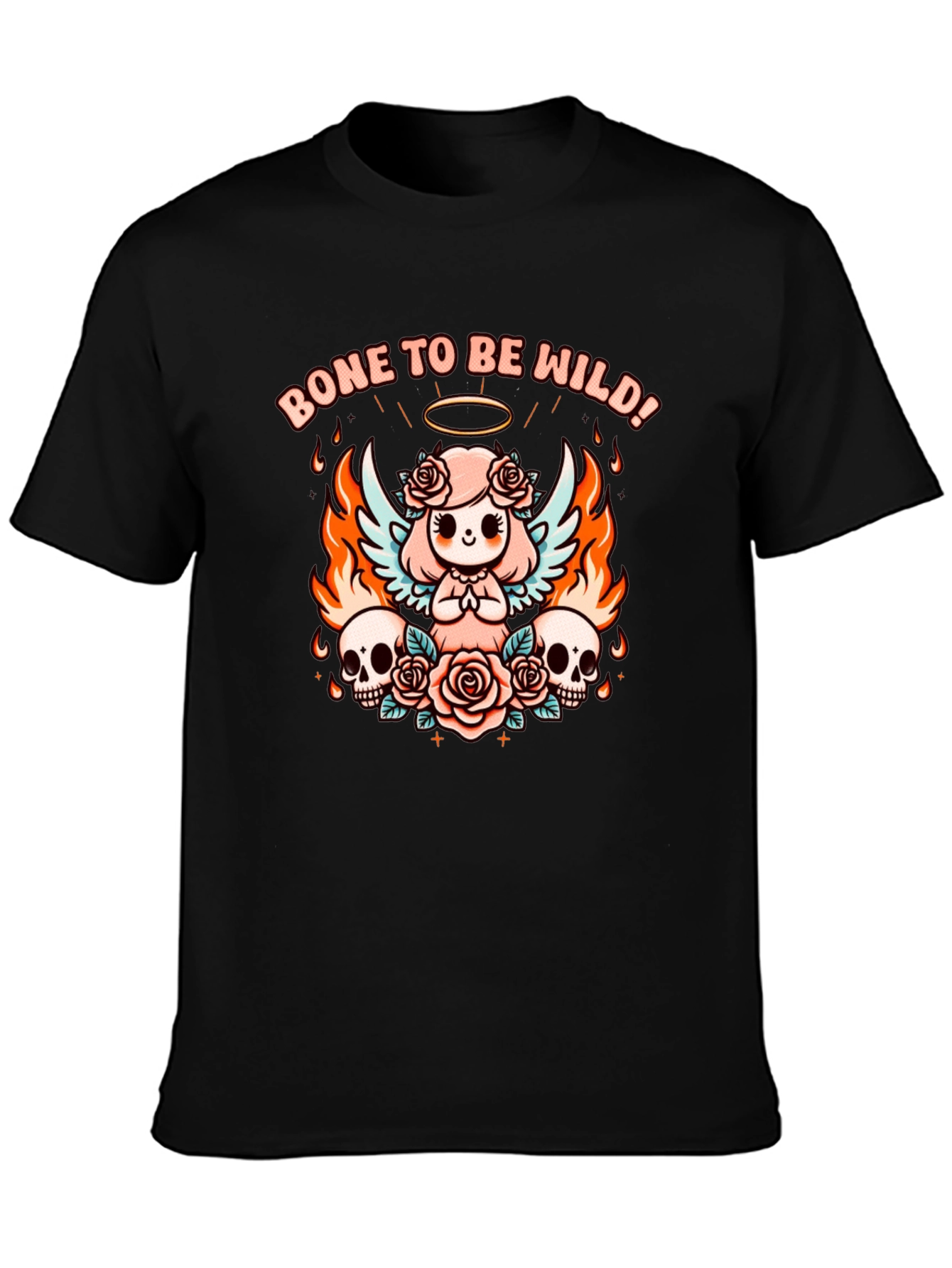 Bone To Be Wild Graphic T-Shirt