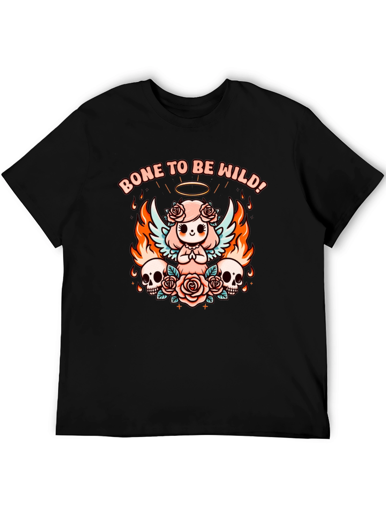 Bone To Be Wild Graphic T-Shirt