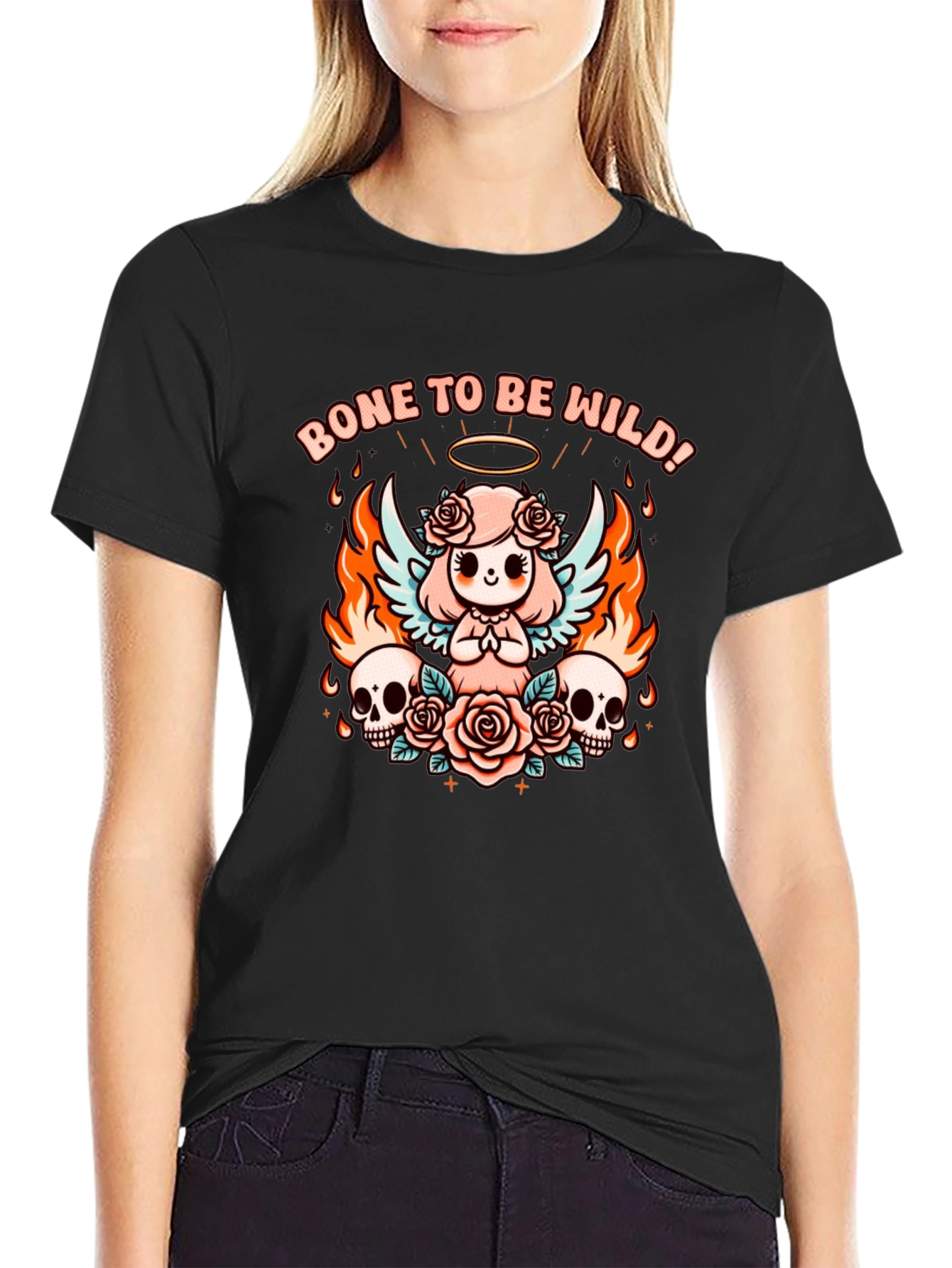 Bone To Be Wild Graphic T-Shirt