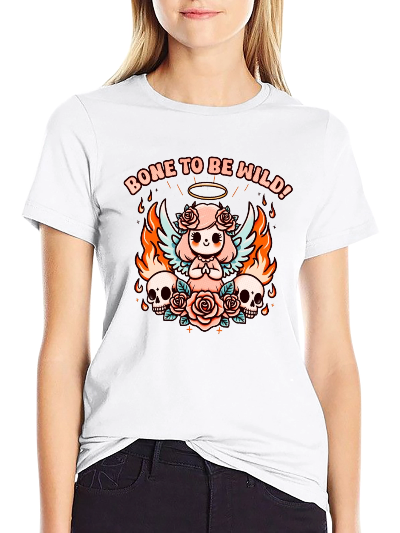 Bone To Be Wild Graphic T-Shirt