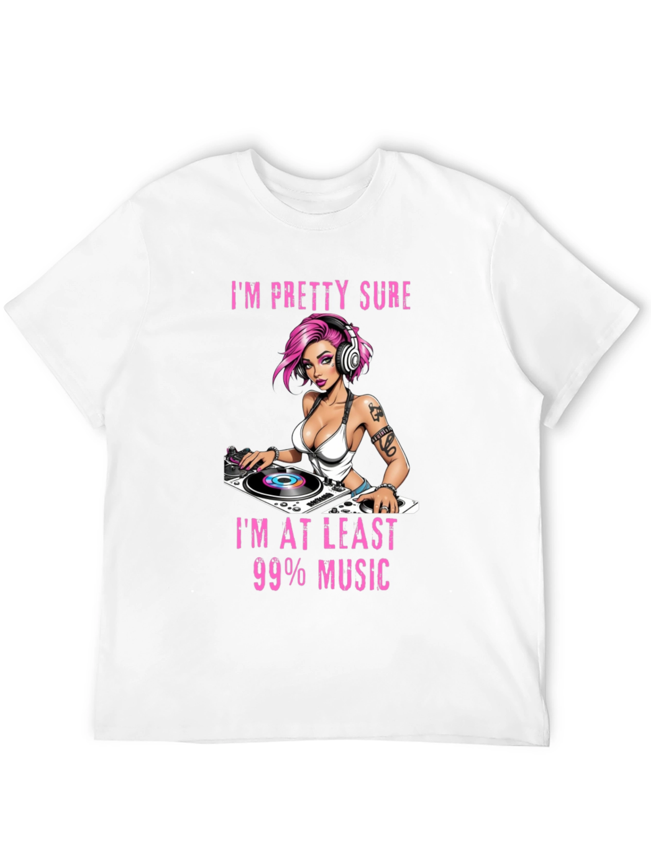 Im 99% Music Graphic Tee