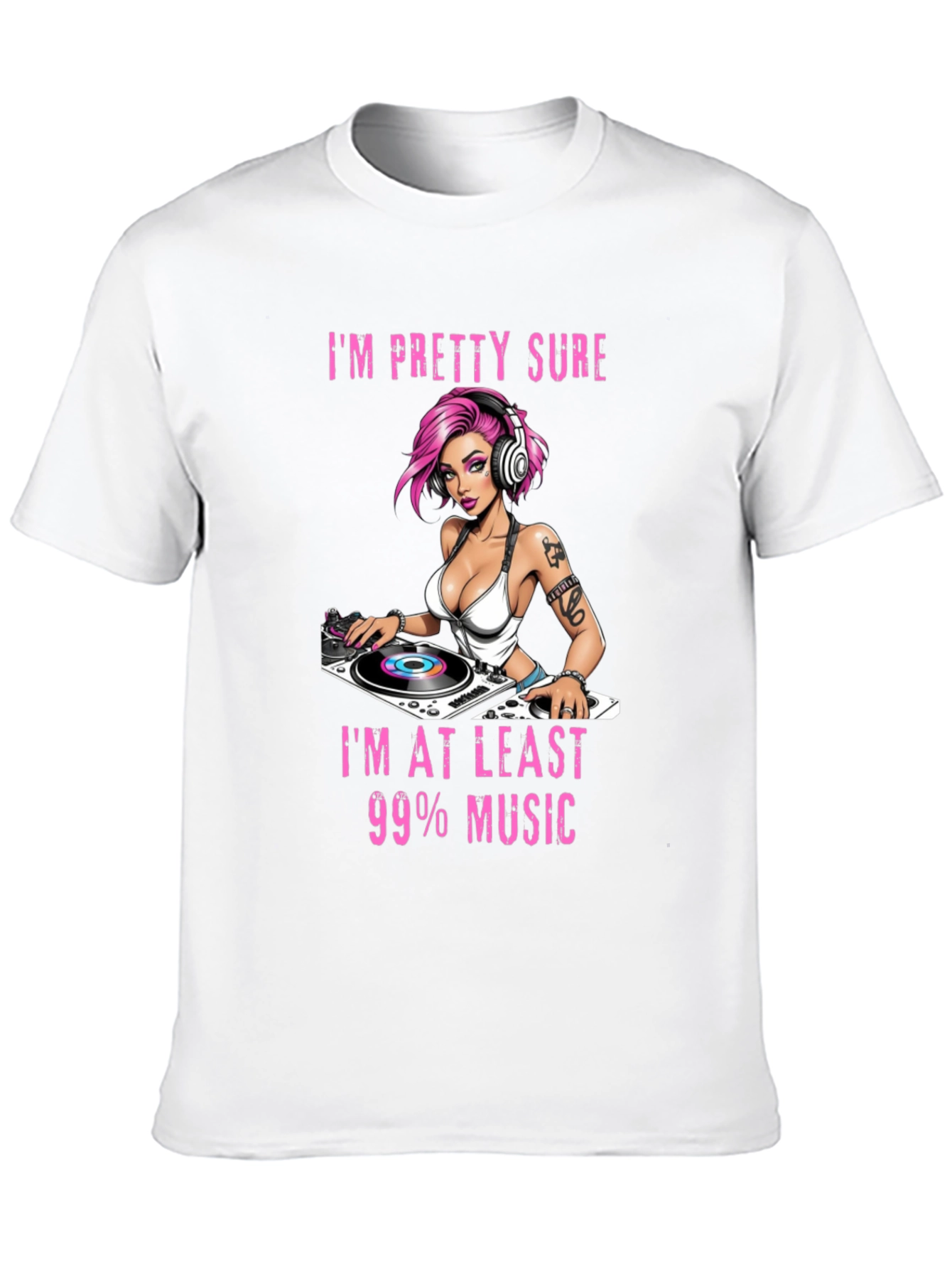 Im 99% Music Graphic Tee