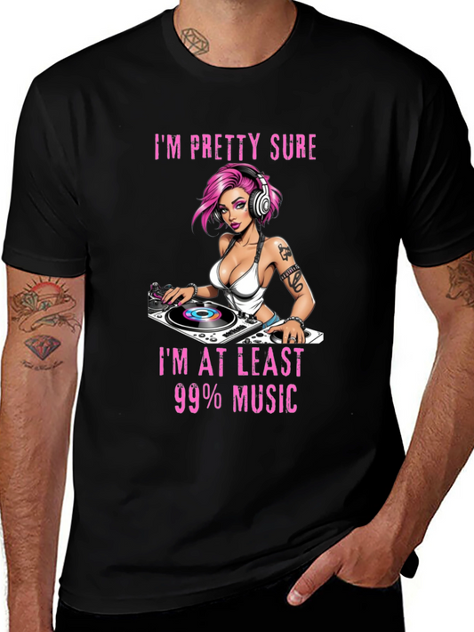 Im 99% Music Graphic Tee