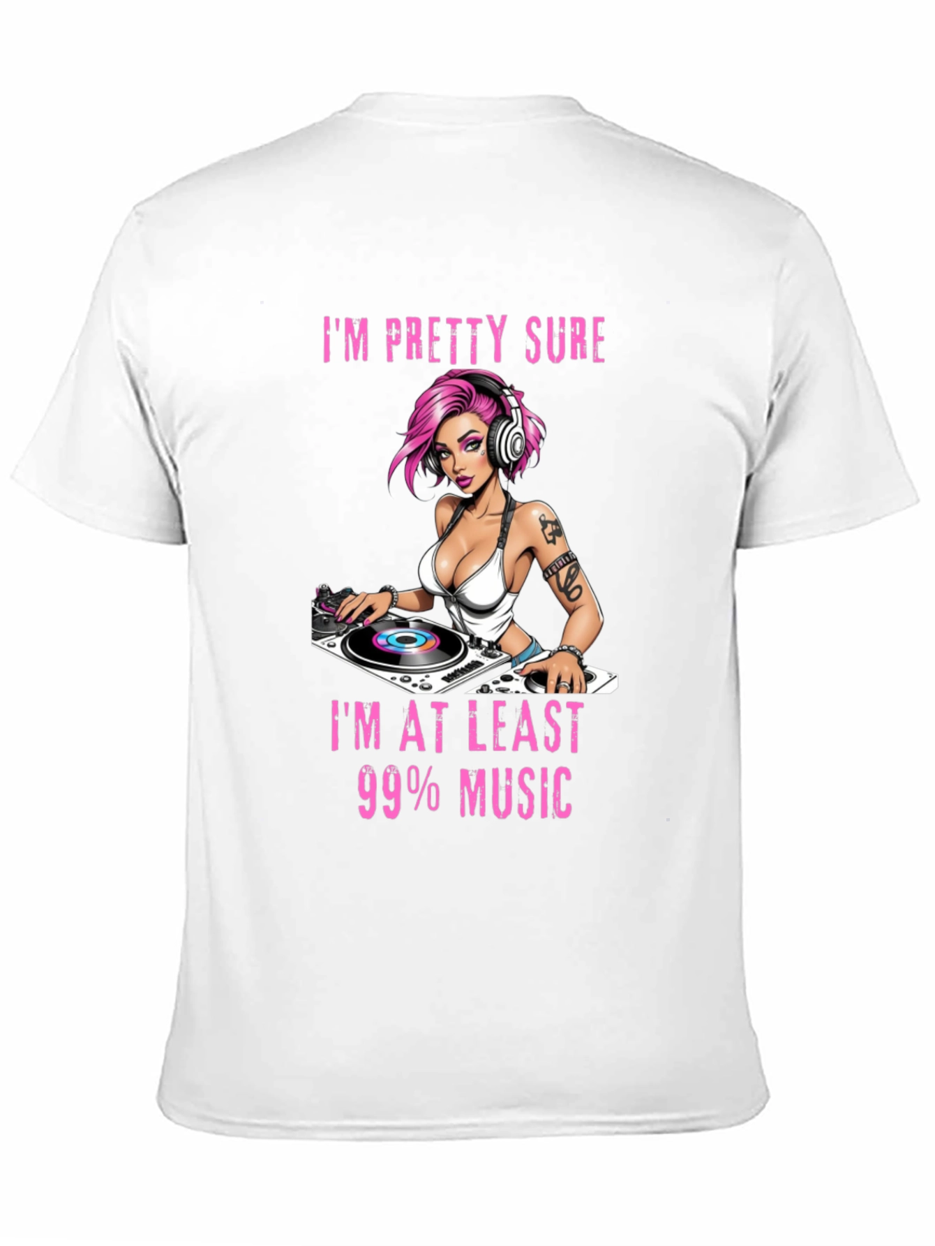 Im 99% Music Graphic Tee