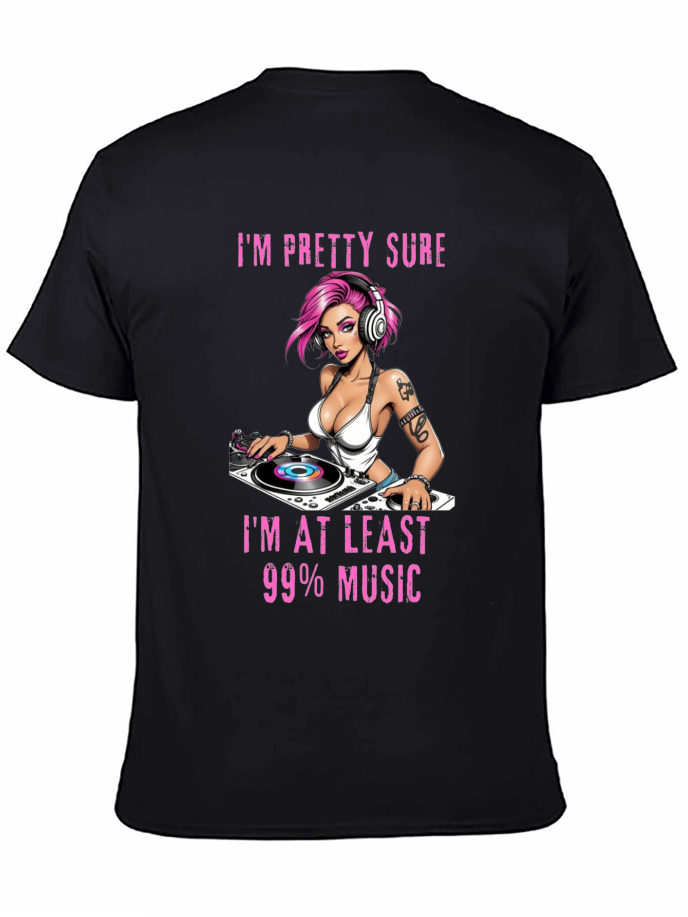 Im 99% Music Graphic Tee
