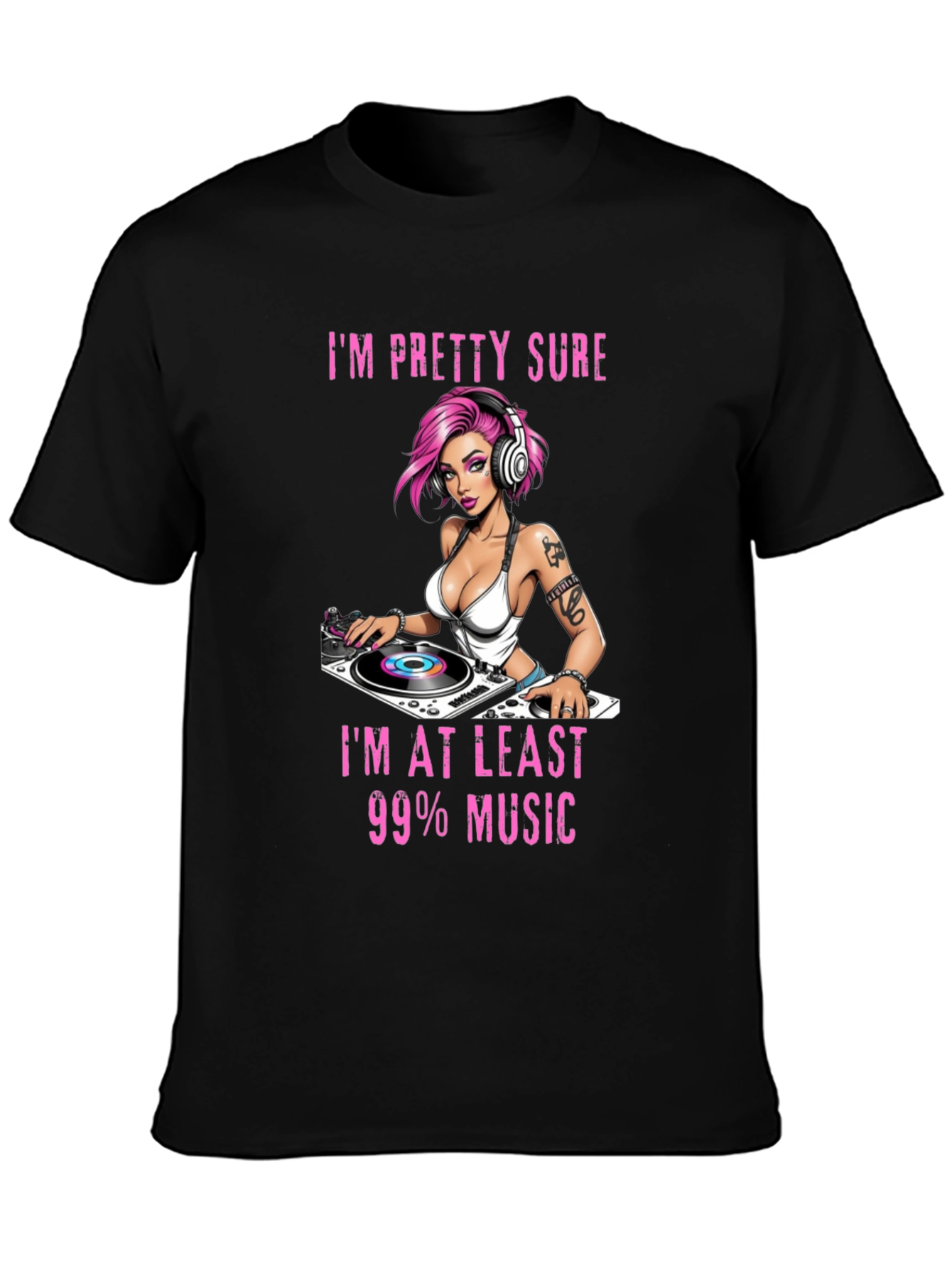 Im 99% Music Graphic Tee