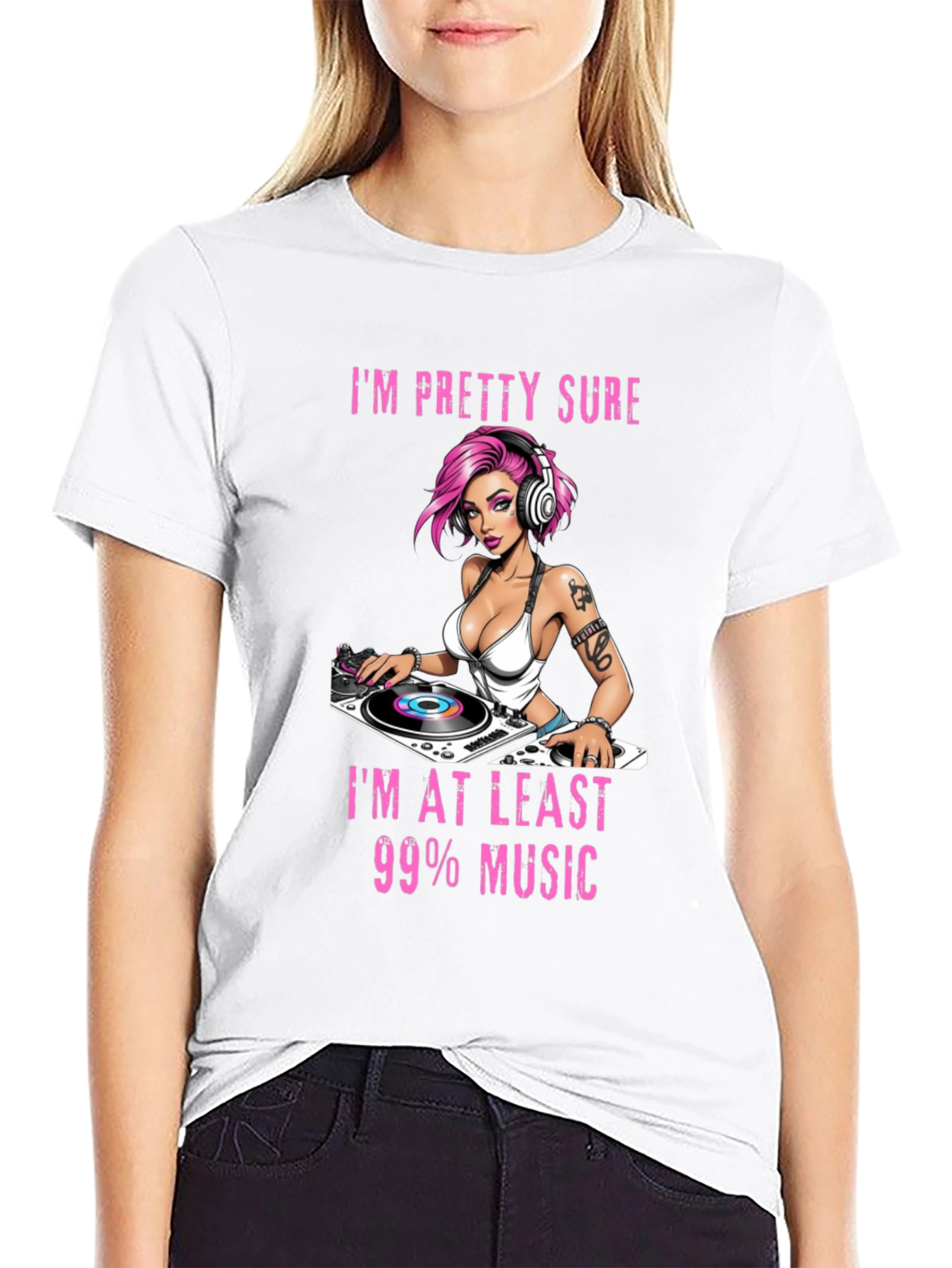 Im 99% Music Graphic Tee