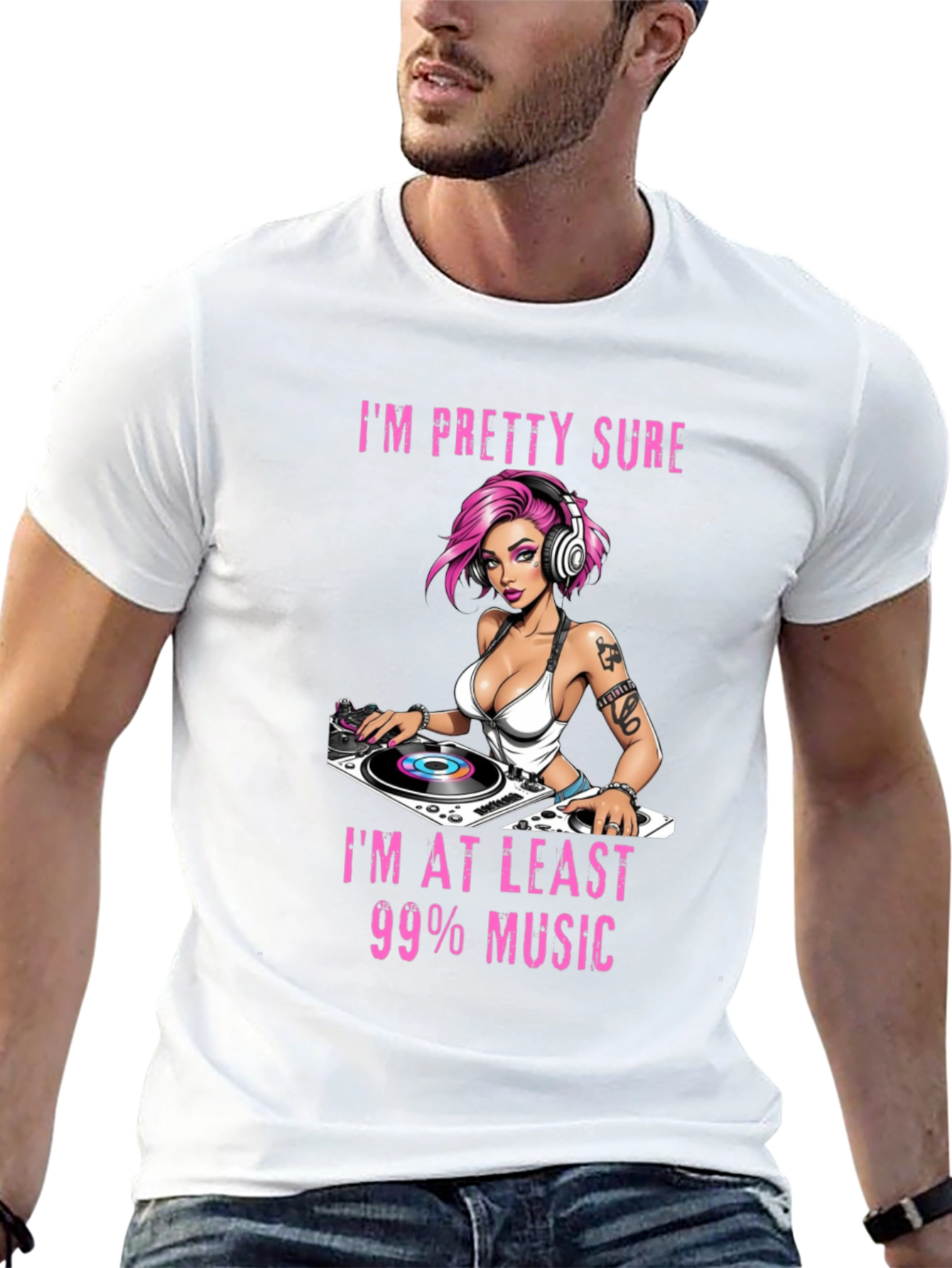 Im 99% Music Graphic Tee