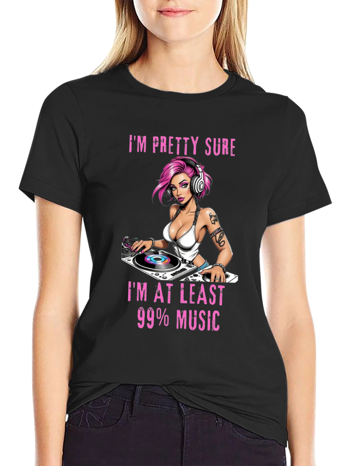 Im 99% Music Graphic Tee
