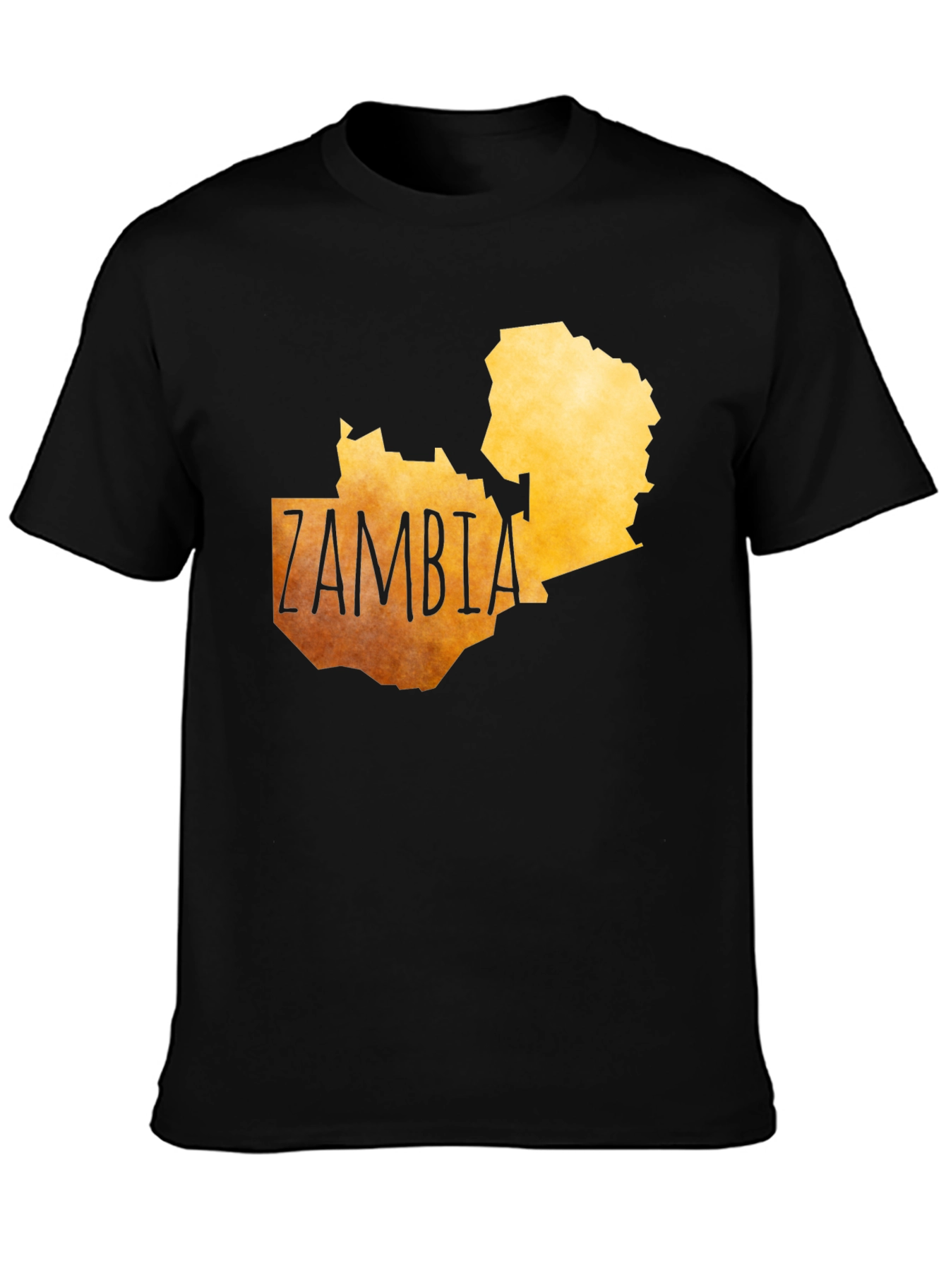 Zambia Map Graphic Tee - Country Pride T-Shirt