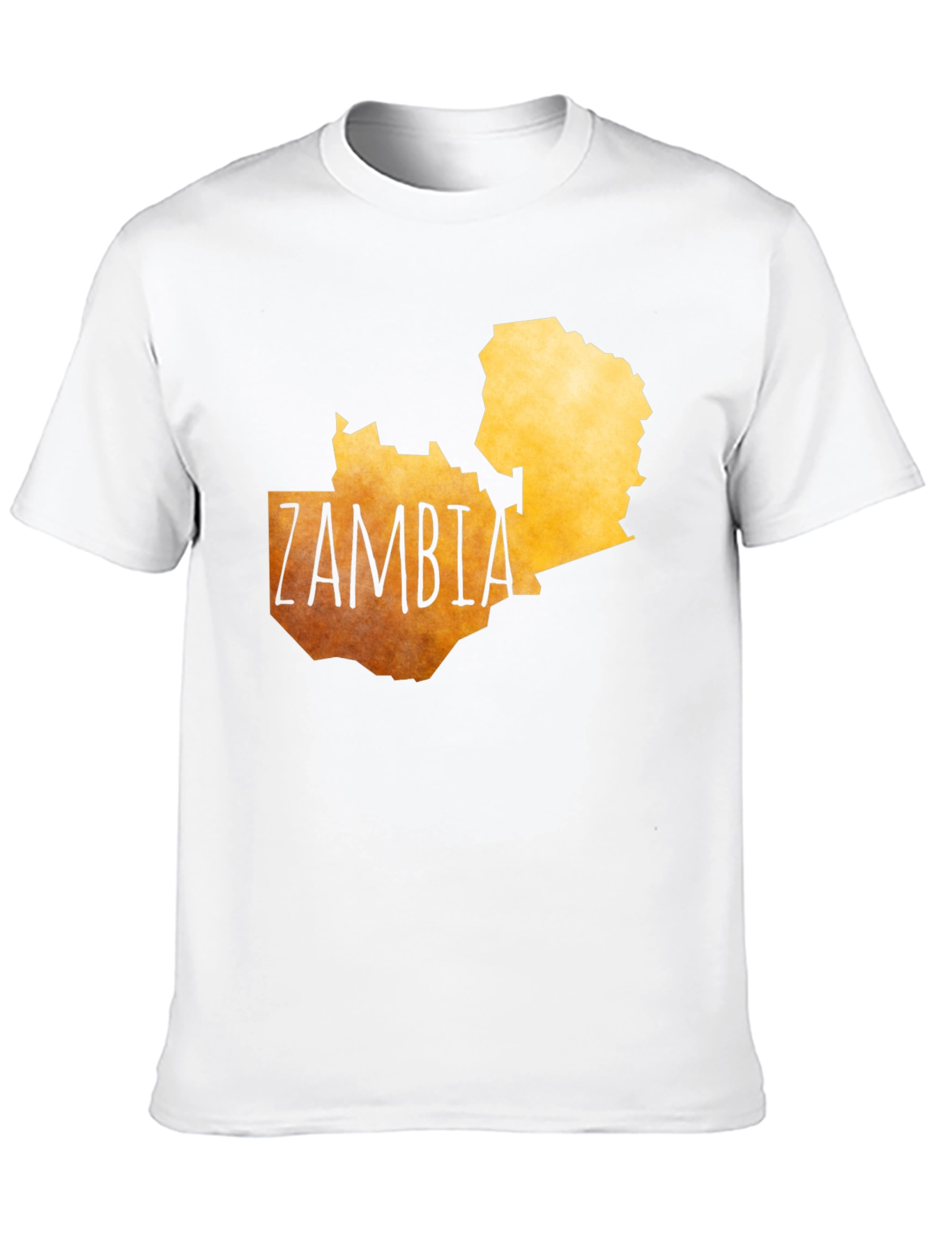 Zambia Map Graphic Tee - Country Pride T-Shirt