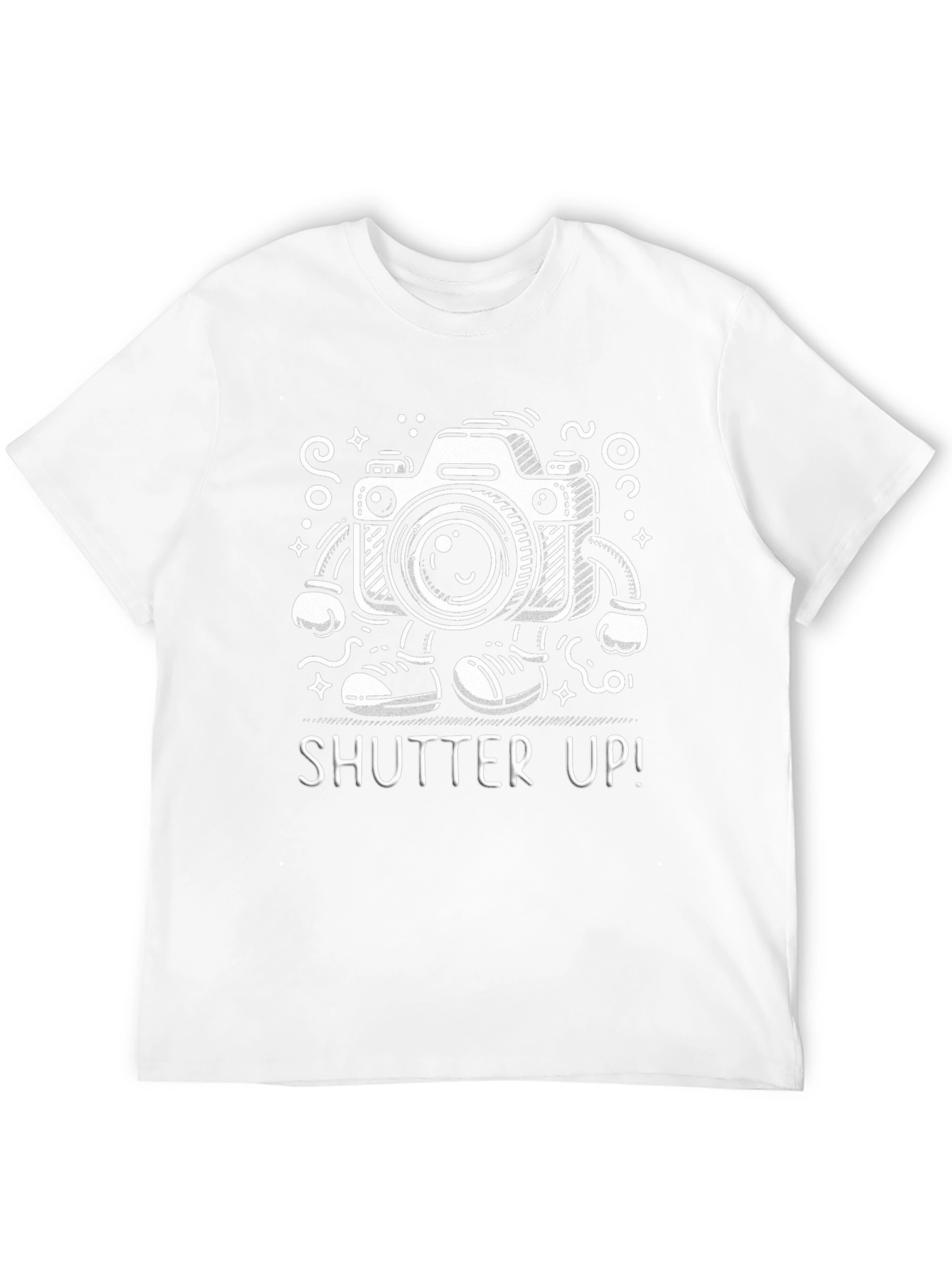Funny Camera T-Shirt - Shutter Up!
