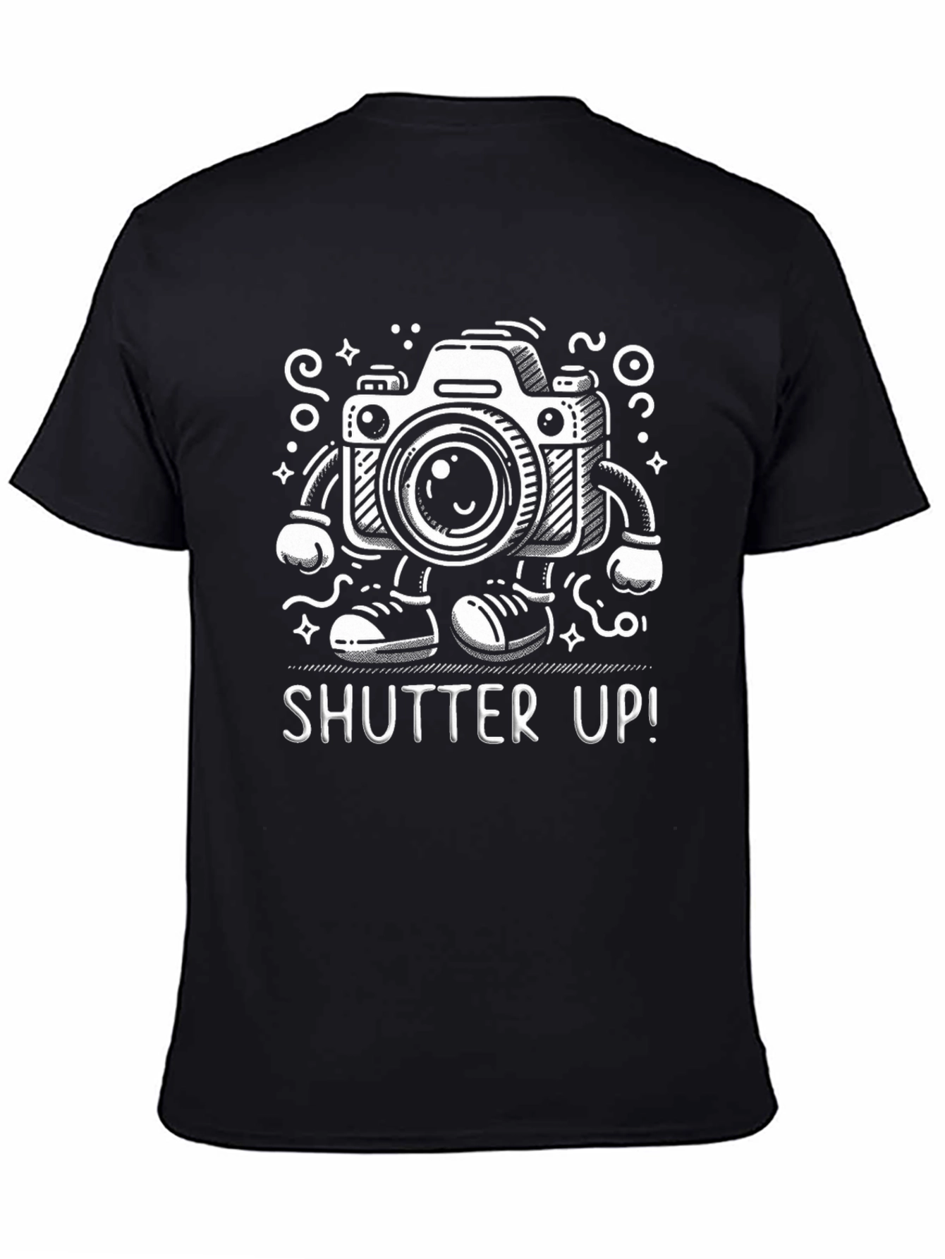 Funny Camera T-Shirt - Shutter Up!