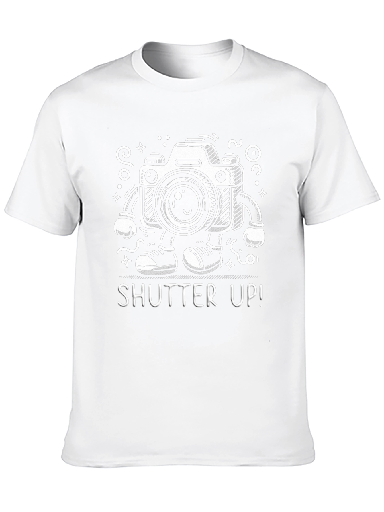 Funny Camera T-Shirt - Shutter Up!