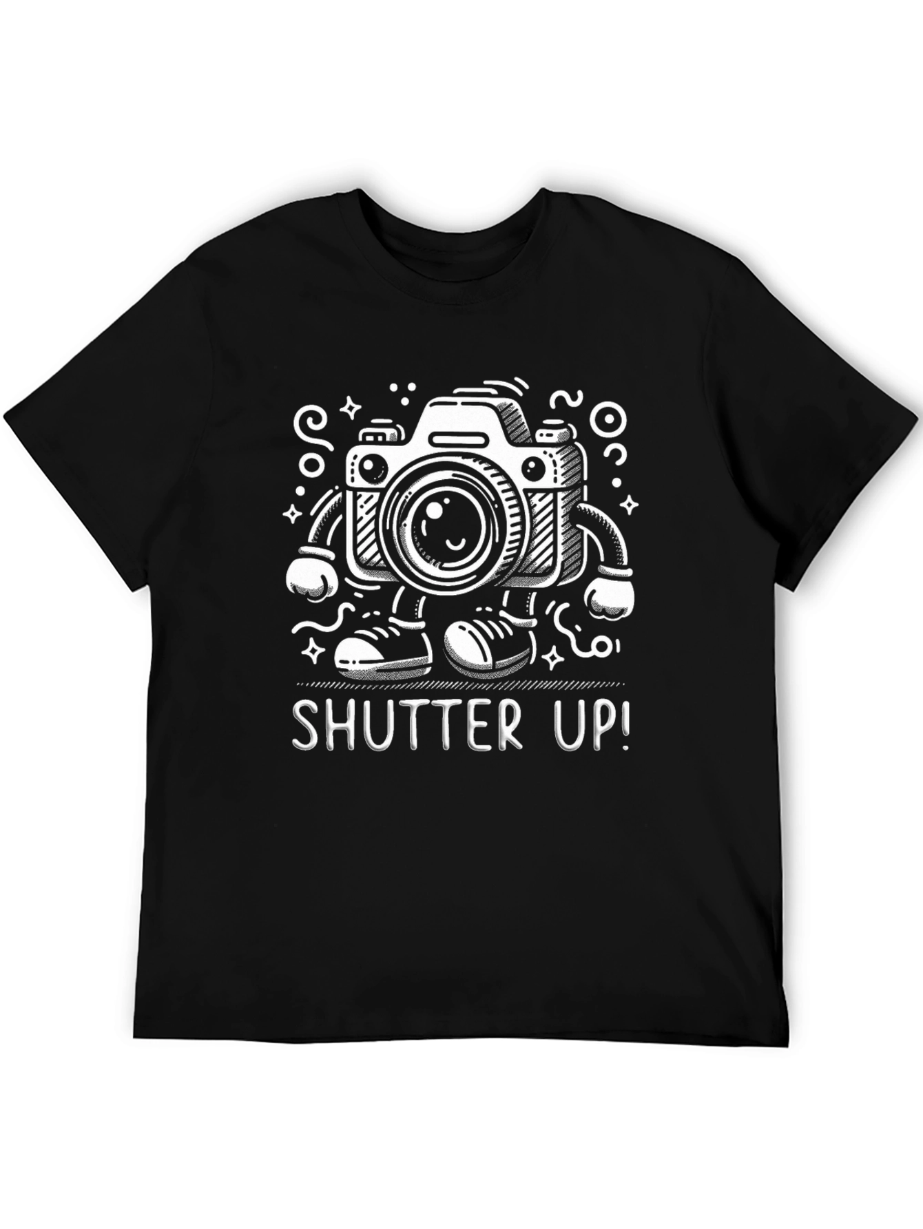 Funny Camera T-Shirt - Shutter Up!