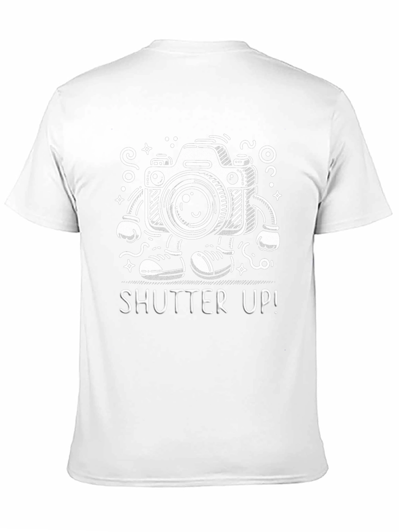 Funny Camera T-Shirt - Shutter Up!