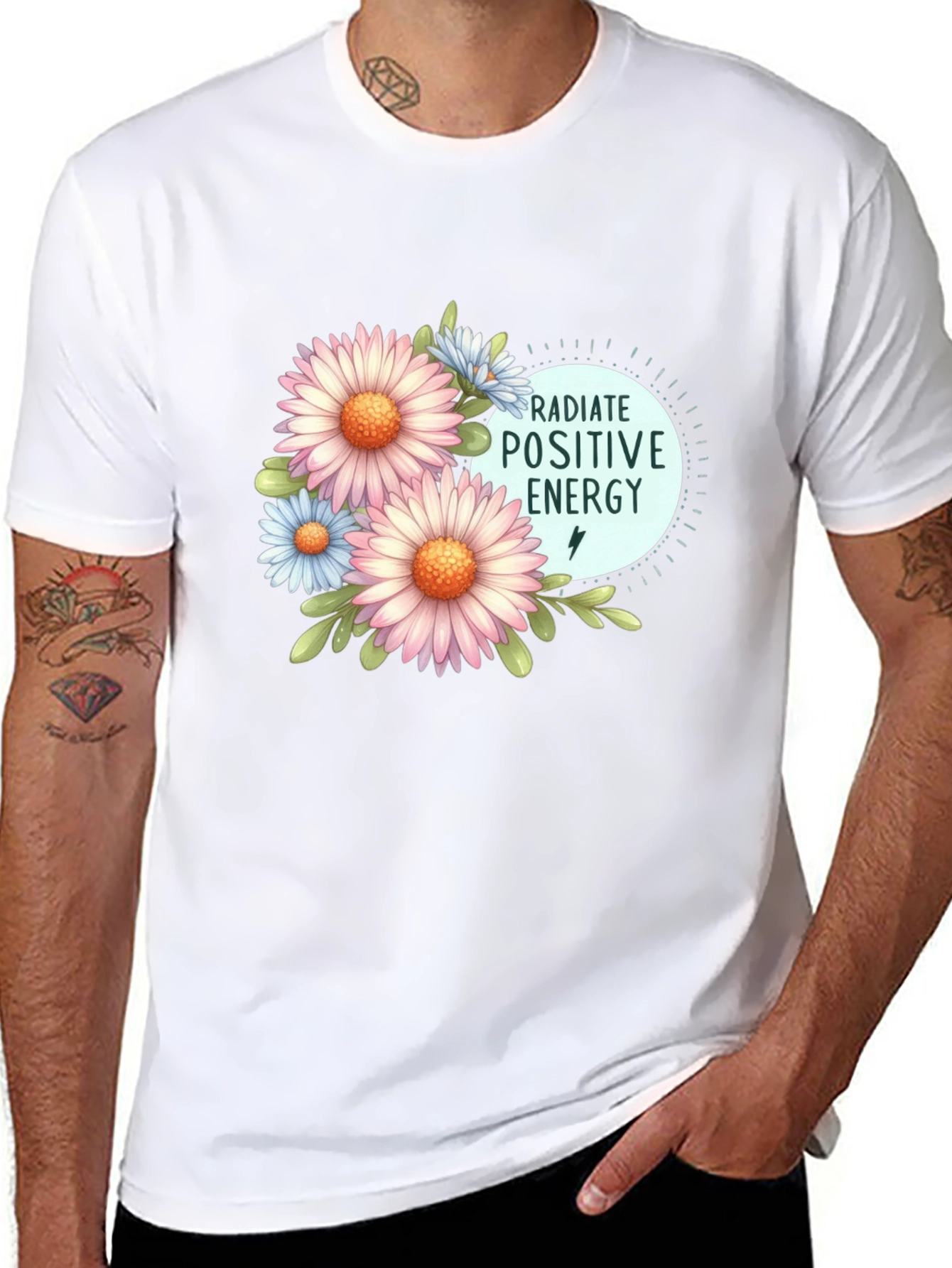 Radiate Positive Energy Floral T-Shirt