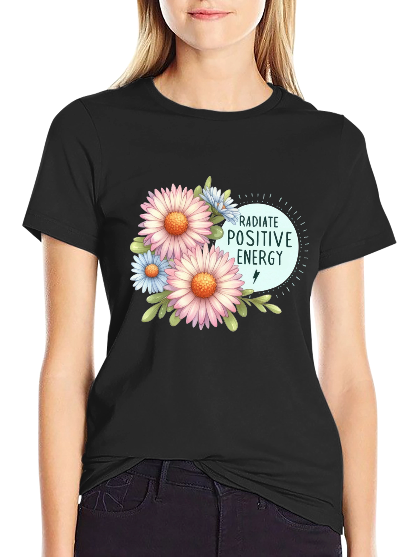 Radiate Positive Energy Floral T-Shirt