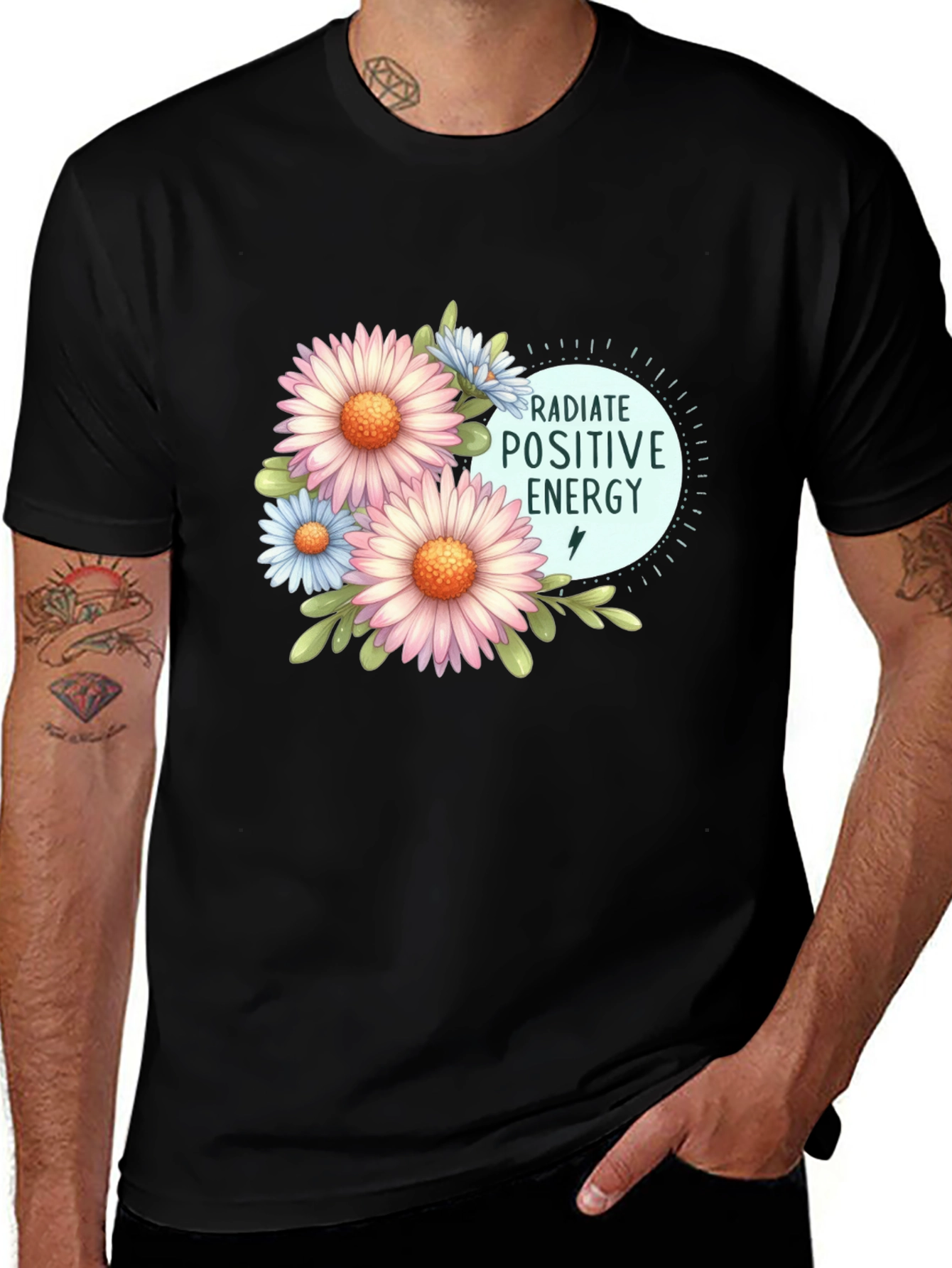 Radiate Positive Energy Floral T-Shirt