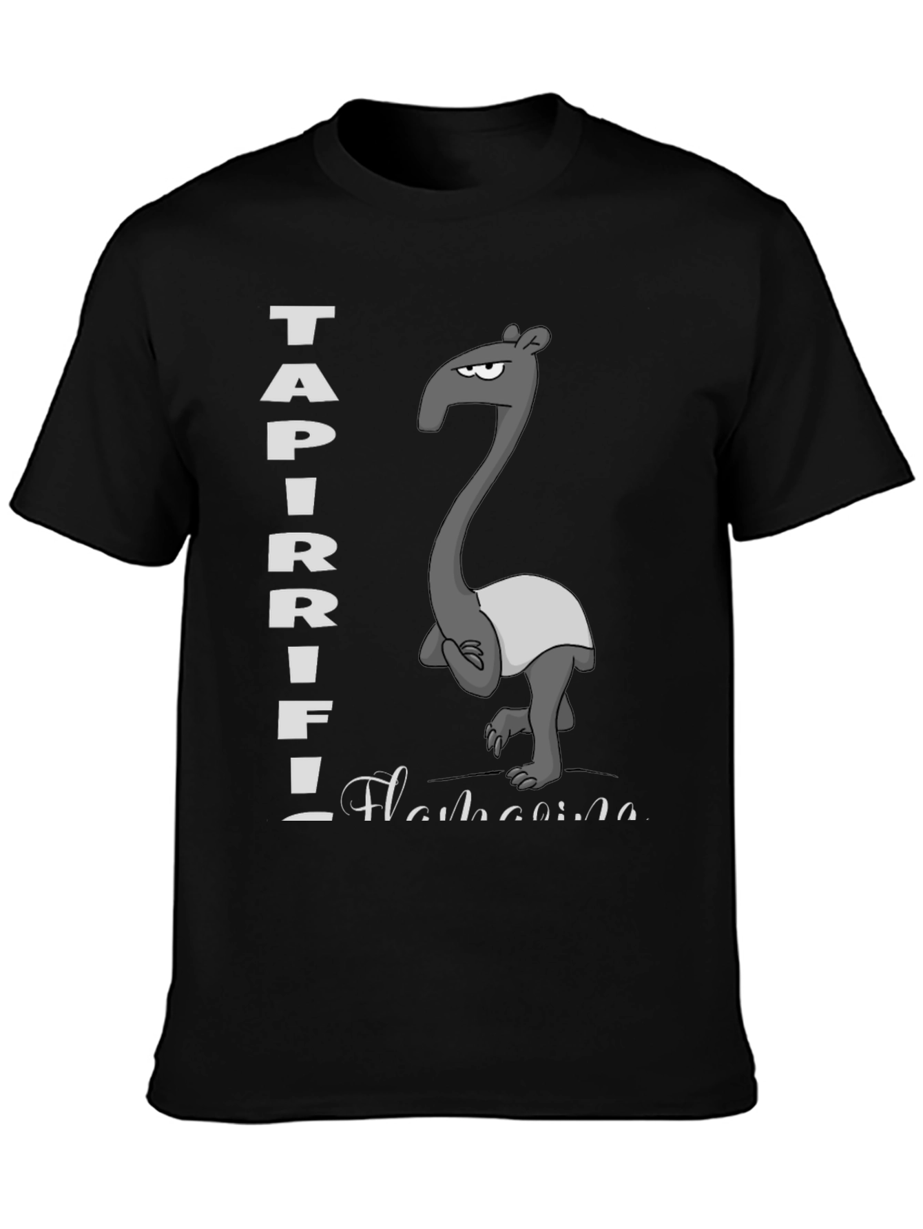 Tapir Flamingo T-Shirt - Unique Graphic Tee
