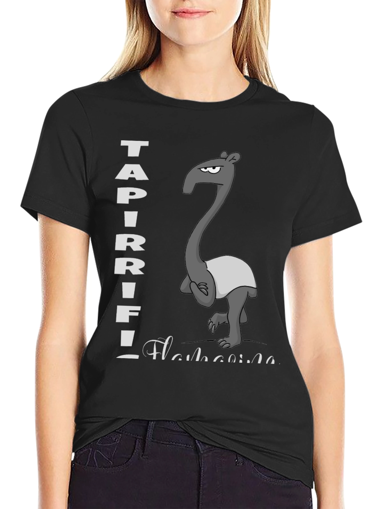 Tapir Flamingo T-Shirt - Unique Graphic Tee