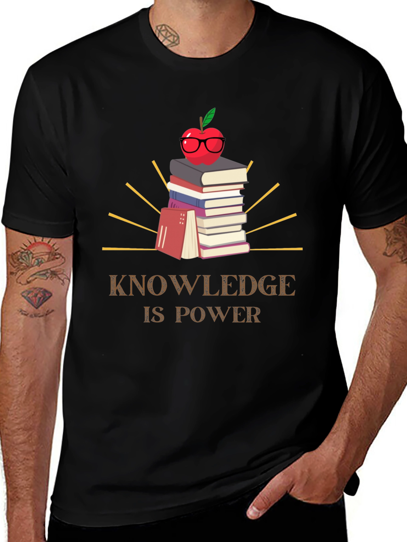 Knowledge is Power Graphic T-Shirt