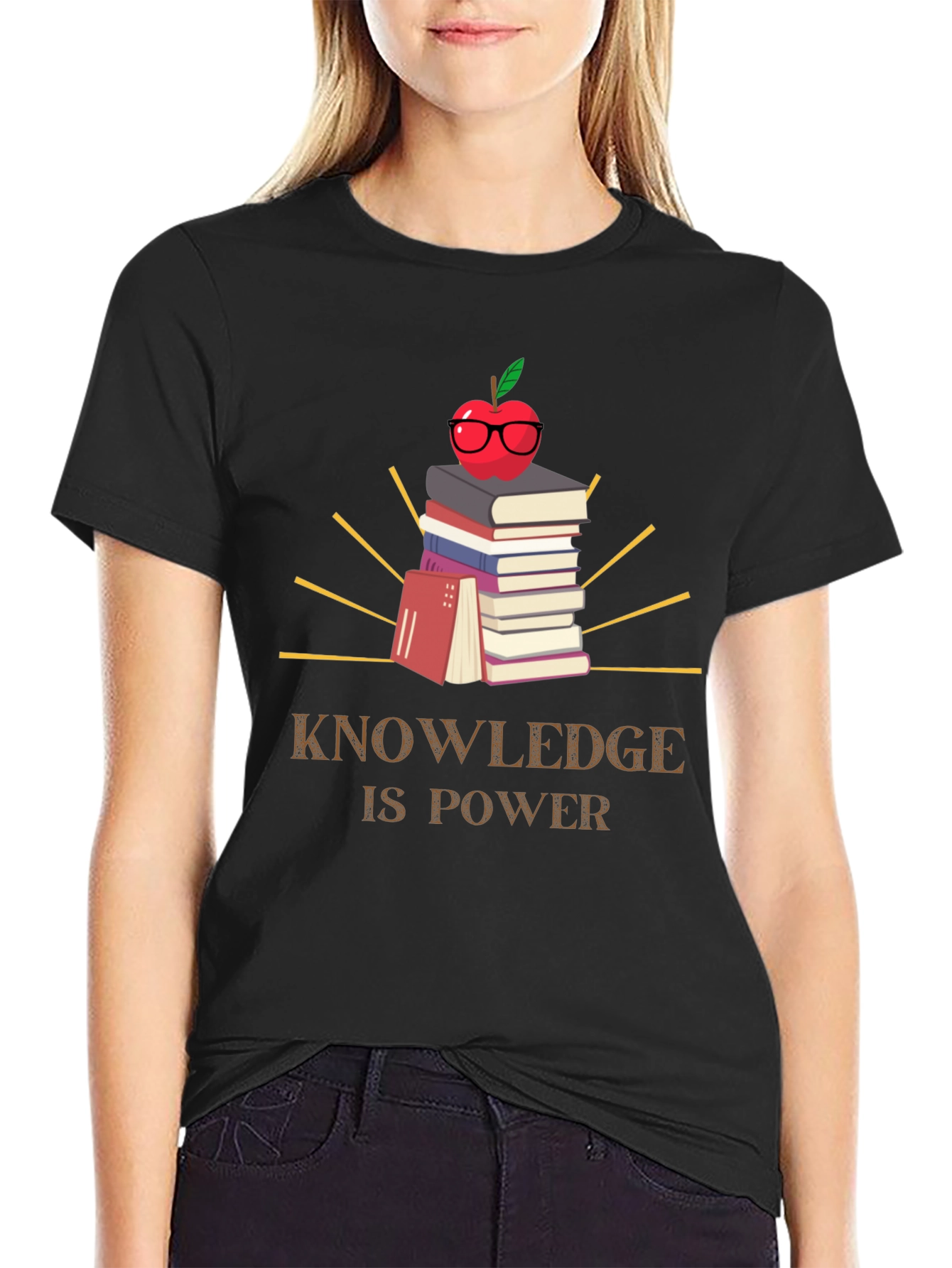 Knowledge is Power Graphic T-Shirt