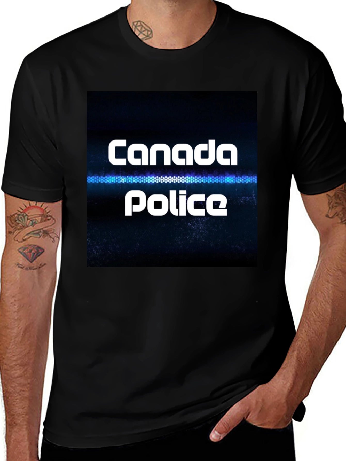 Canada Police Graphic T-Shirt