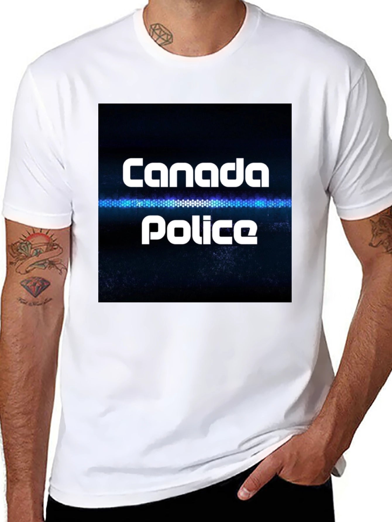 Canada Police Graphic T-Shirt