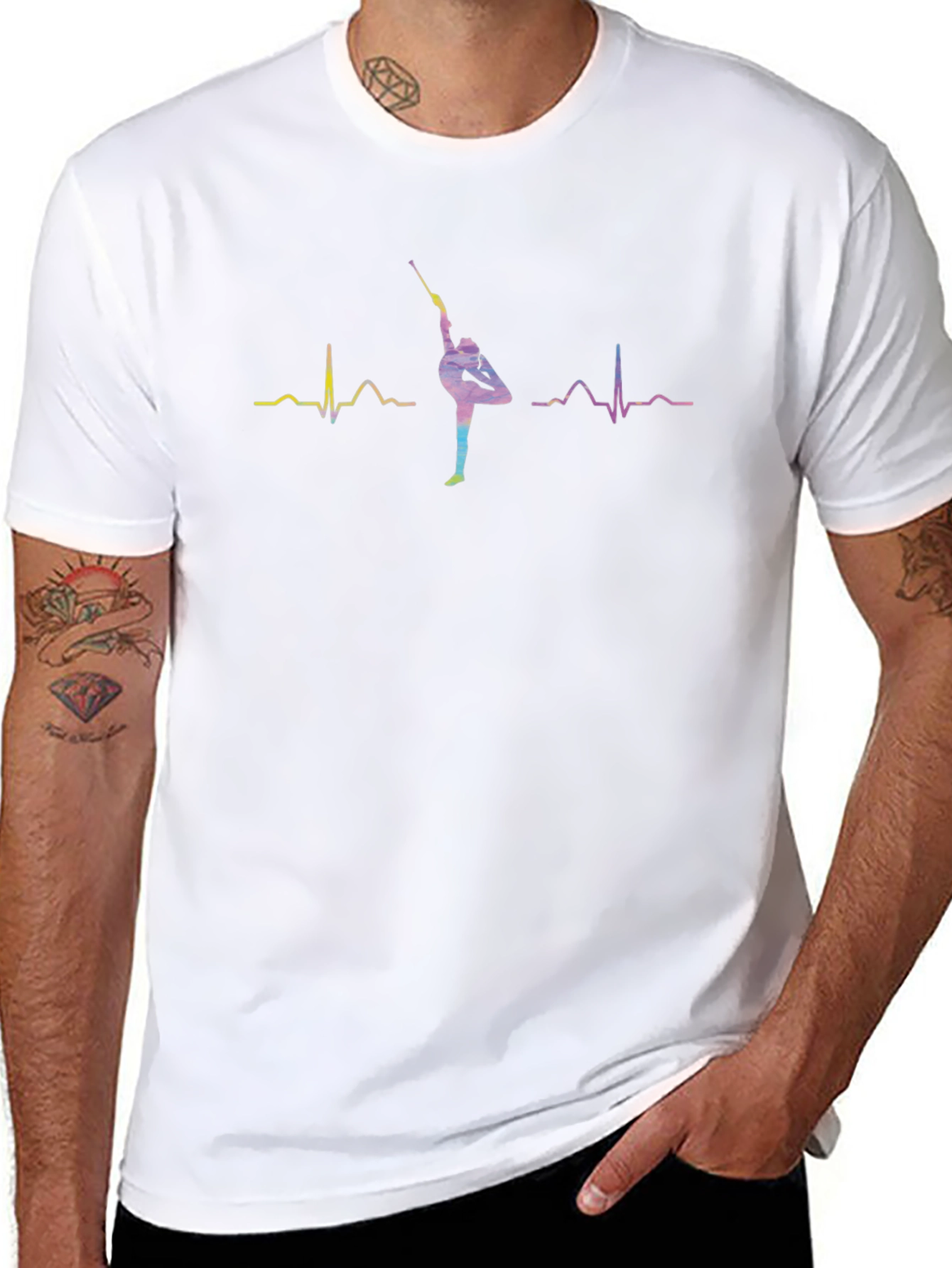 Rhythmic Gymnastics Heartbeat T-Shirt