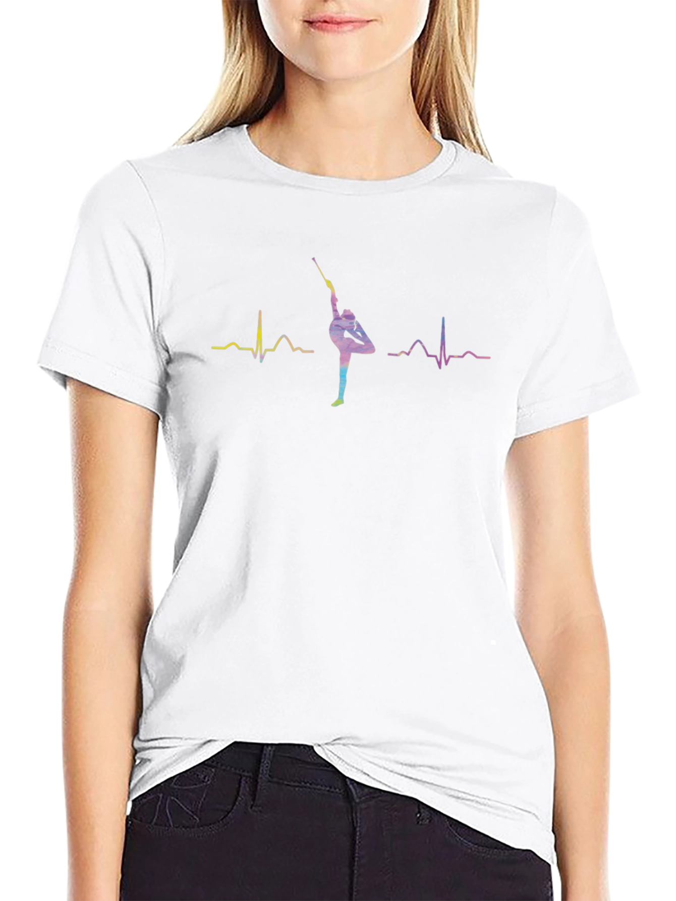 Rhythmic Gymnastics Heartbeat T-Shirt