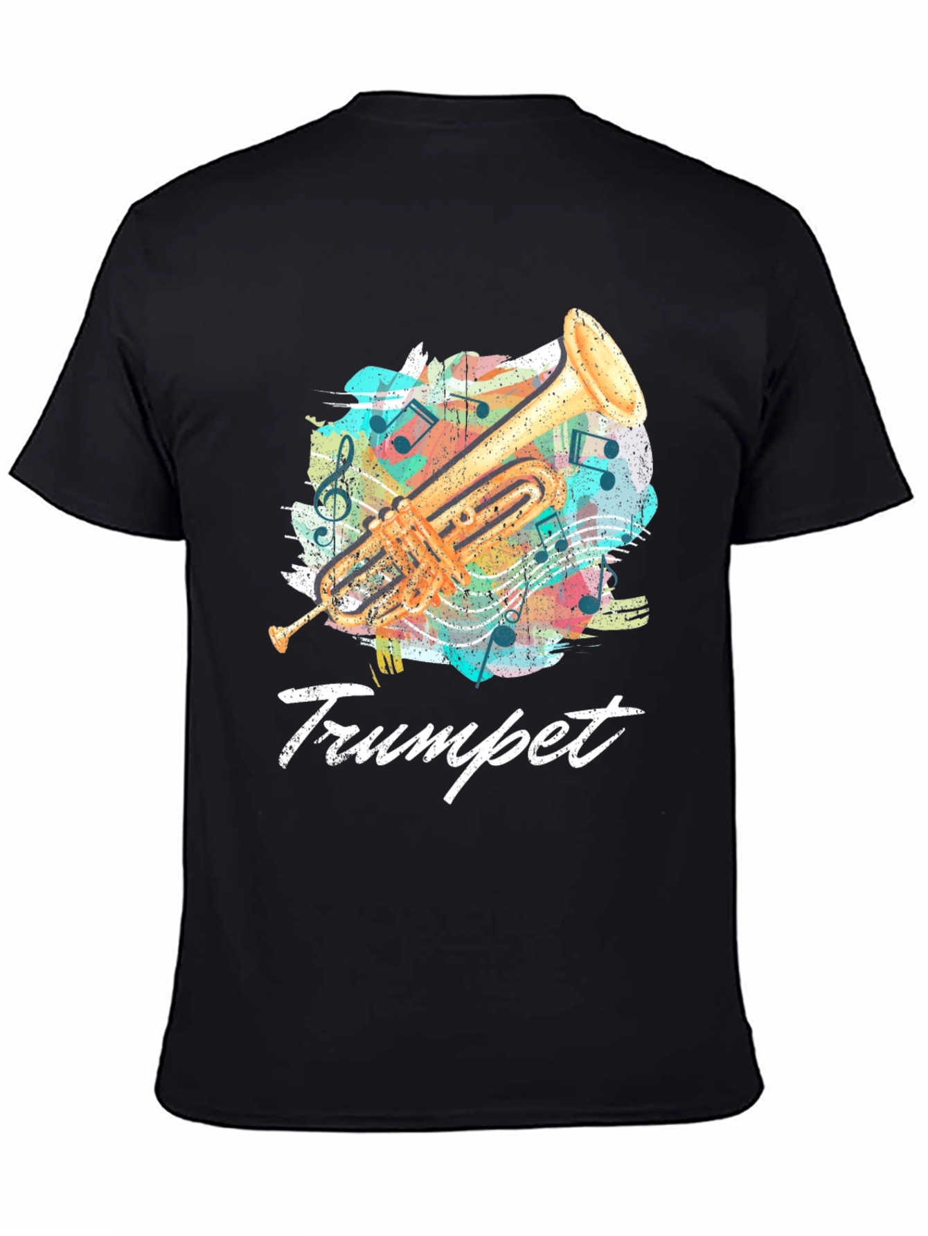Trumpet Music T-Shirt - Band Instrument Tee