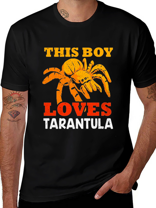Tarantula Lover Graphic Tee for Boys
