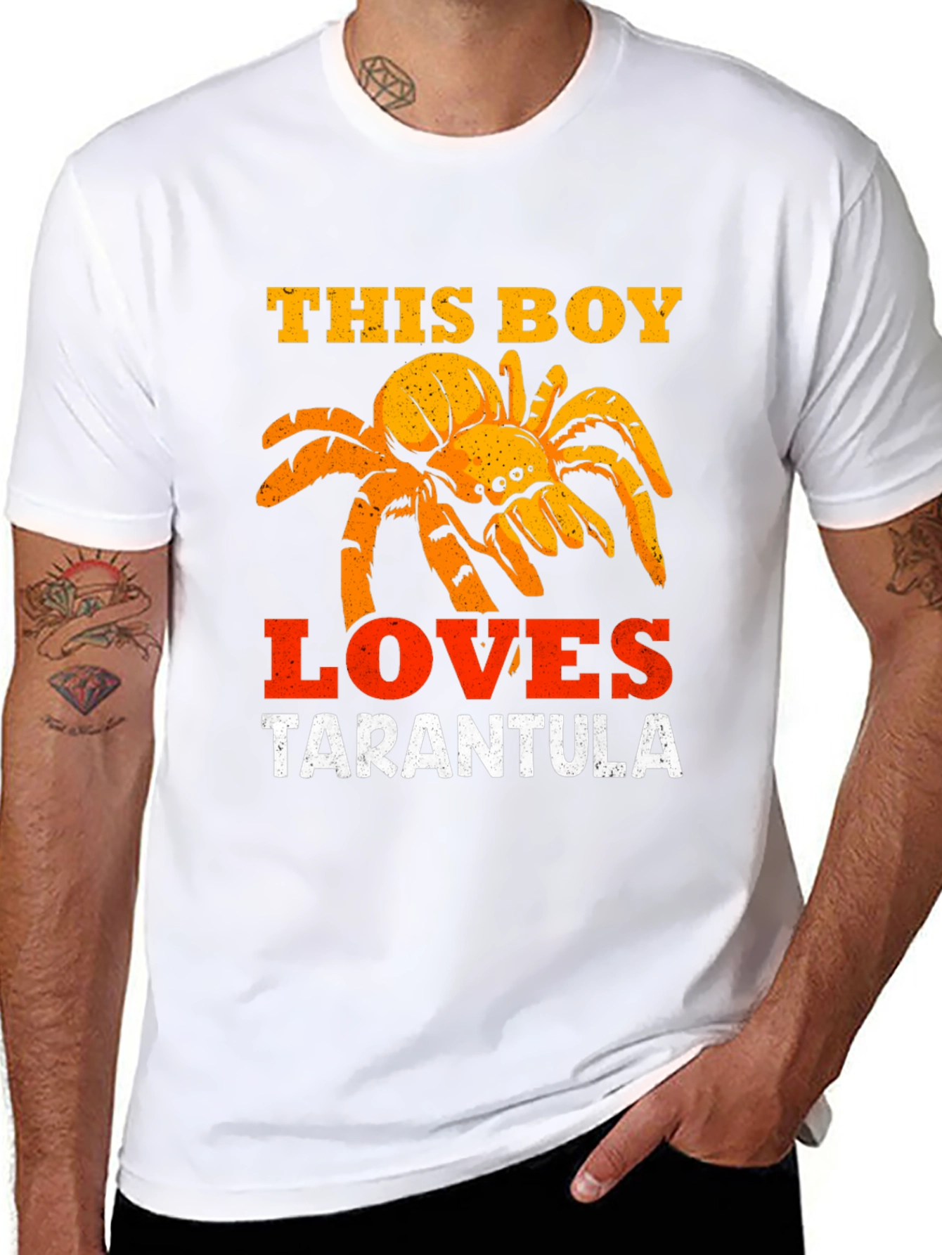 Tarantula Lover Graphic Tee for Boys