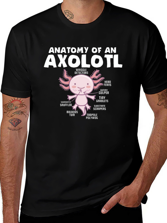 Anatomy of an Axolotl T-Shirt - Funny Cute Amphibian Tee