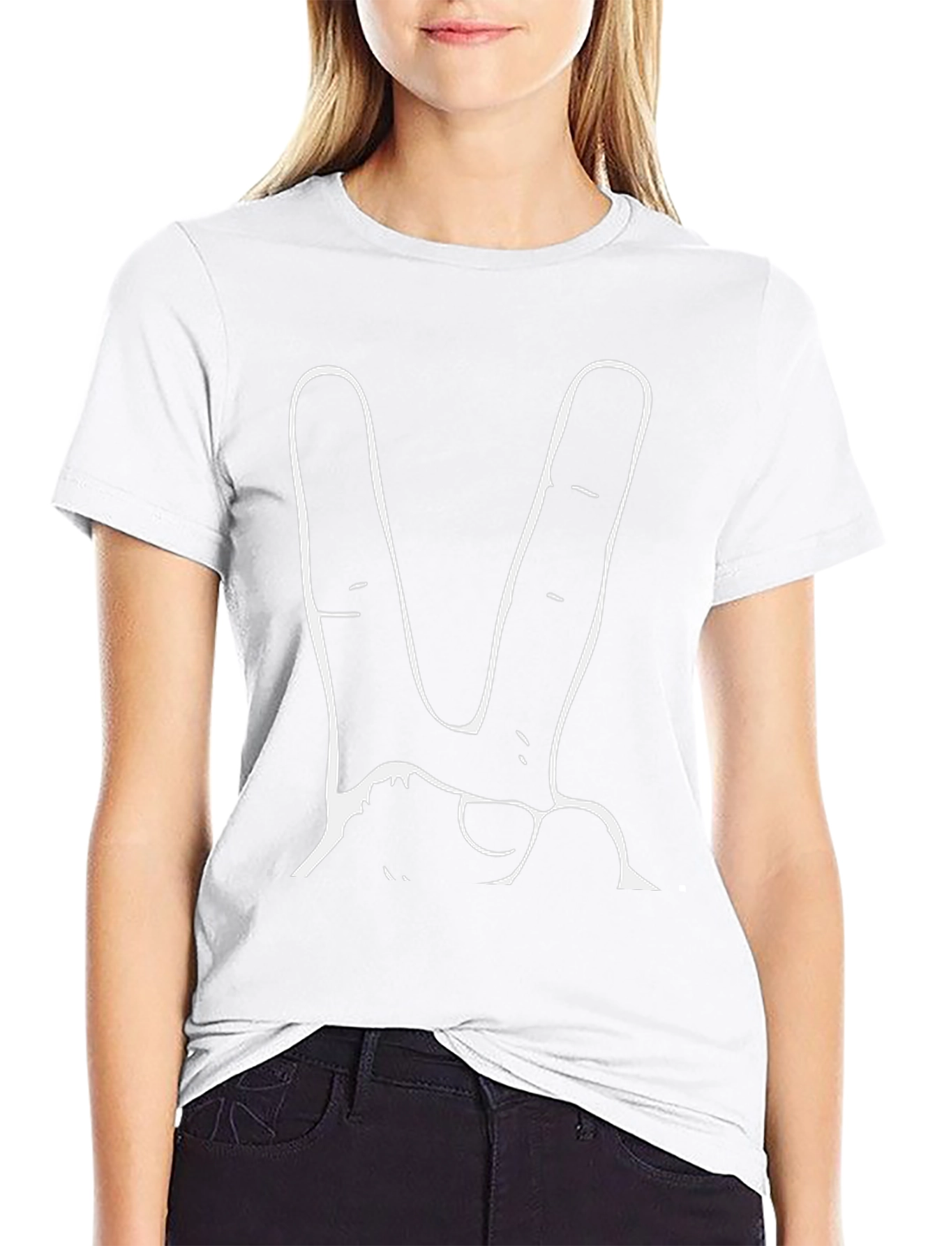 Peace Sign Graphic T-Shirt