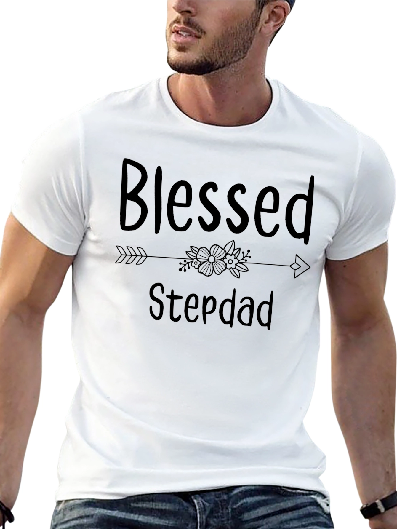 Blessed Stepdad Graphic Tee - Perfect Gift!
