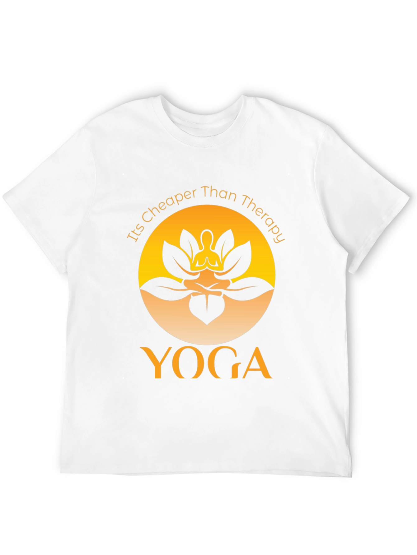 Yoga Cheaper Than Therapy Black Graphic Tee